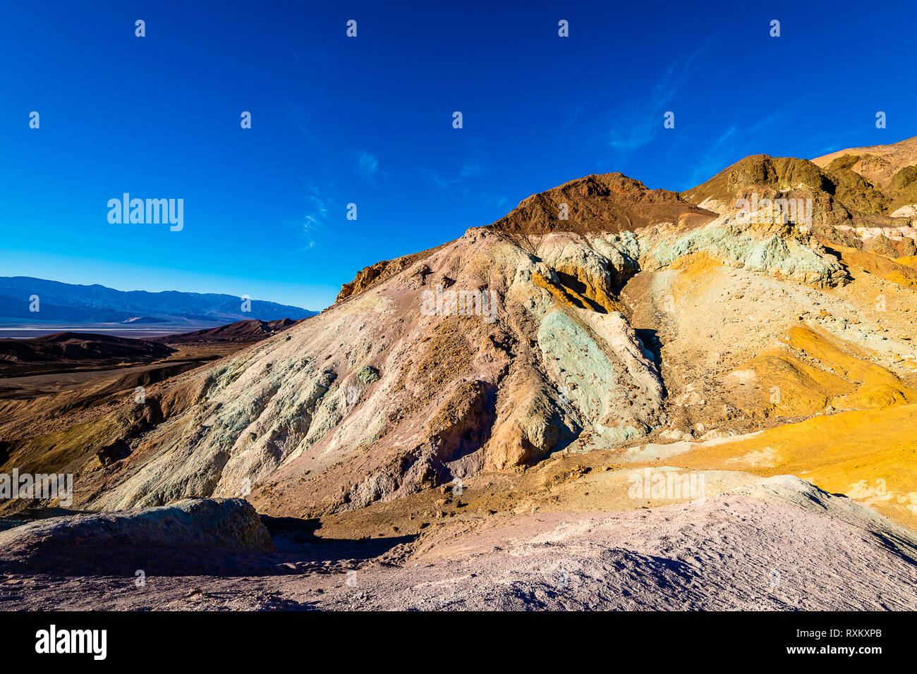 Death Valley's Artists Palette Stock Photo Alamy
