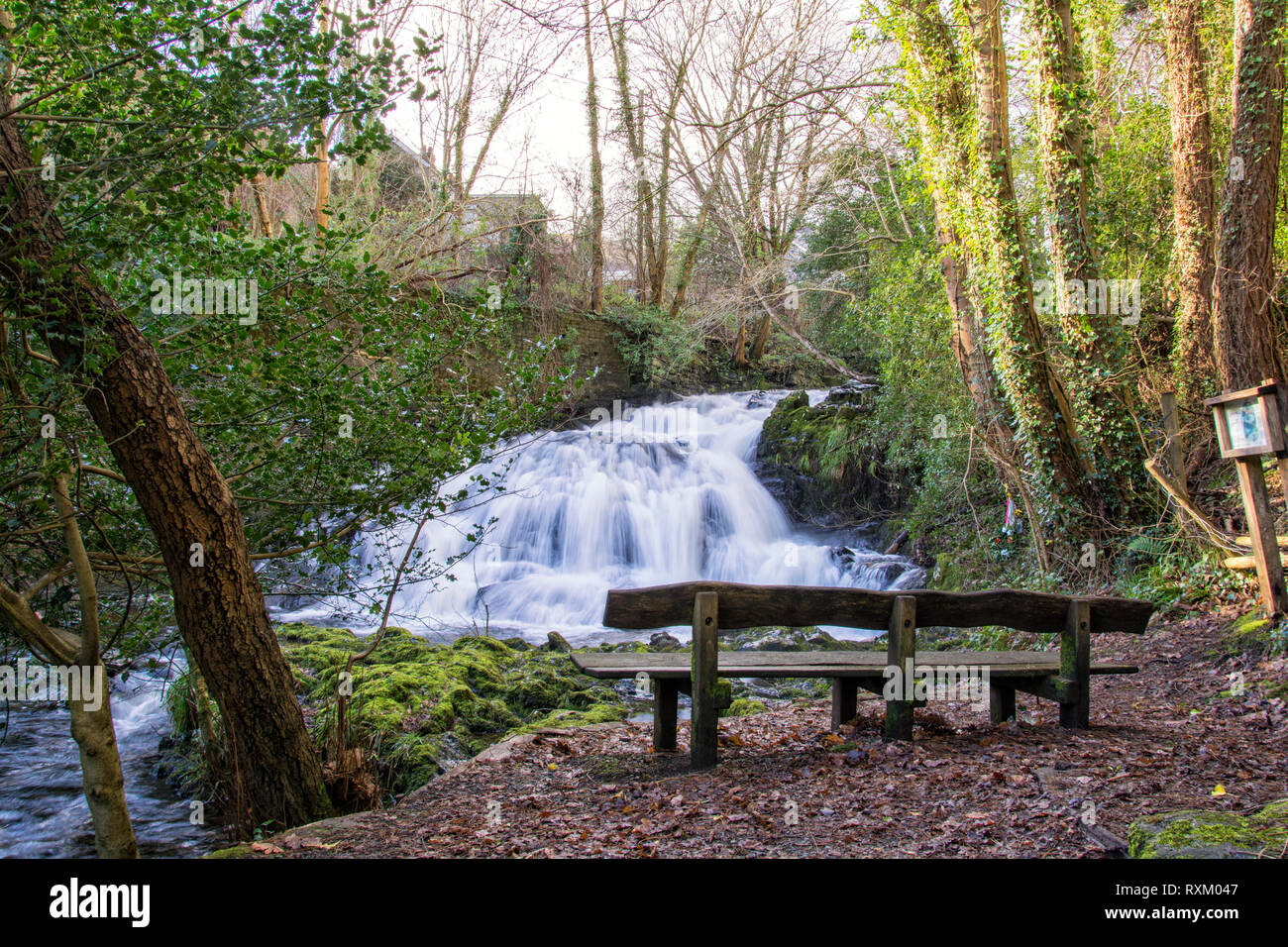 fairy-falls-north-wales-stock-photo-alamy