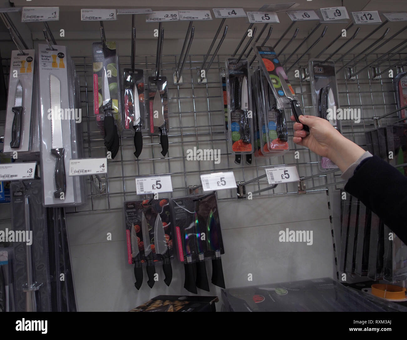 Amid rising fears over their use in fatal stabbings hires stock