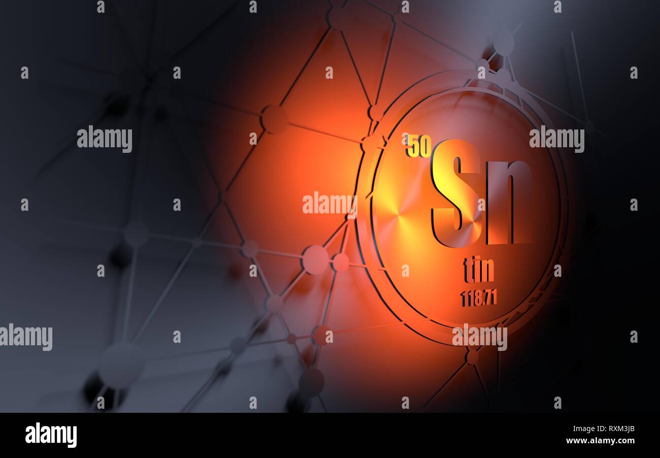 Tin chemical element Stock Photo Alamy