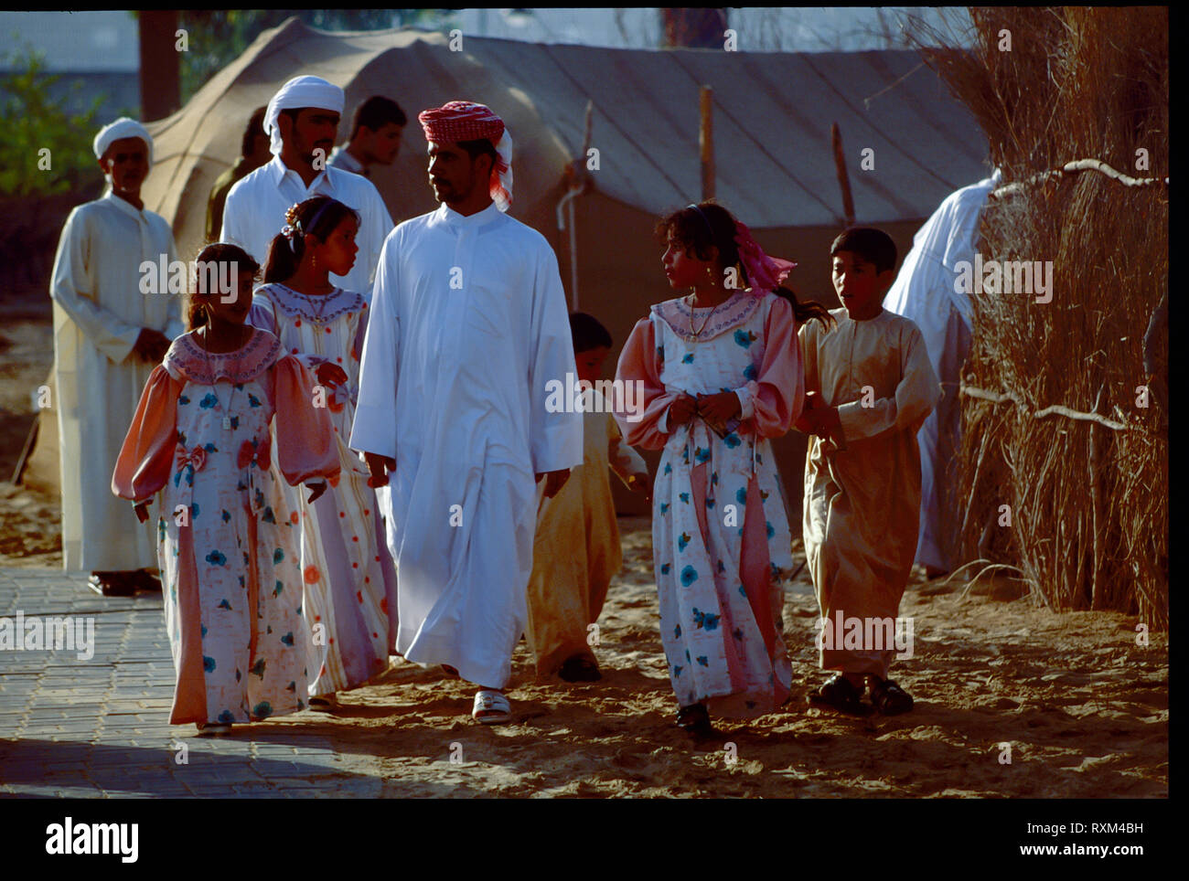 Arab folklore and history with Emirati families enjoying the festival