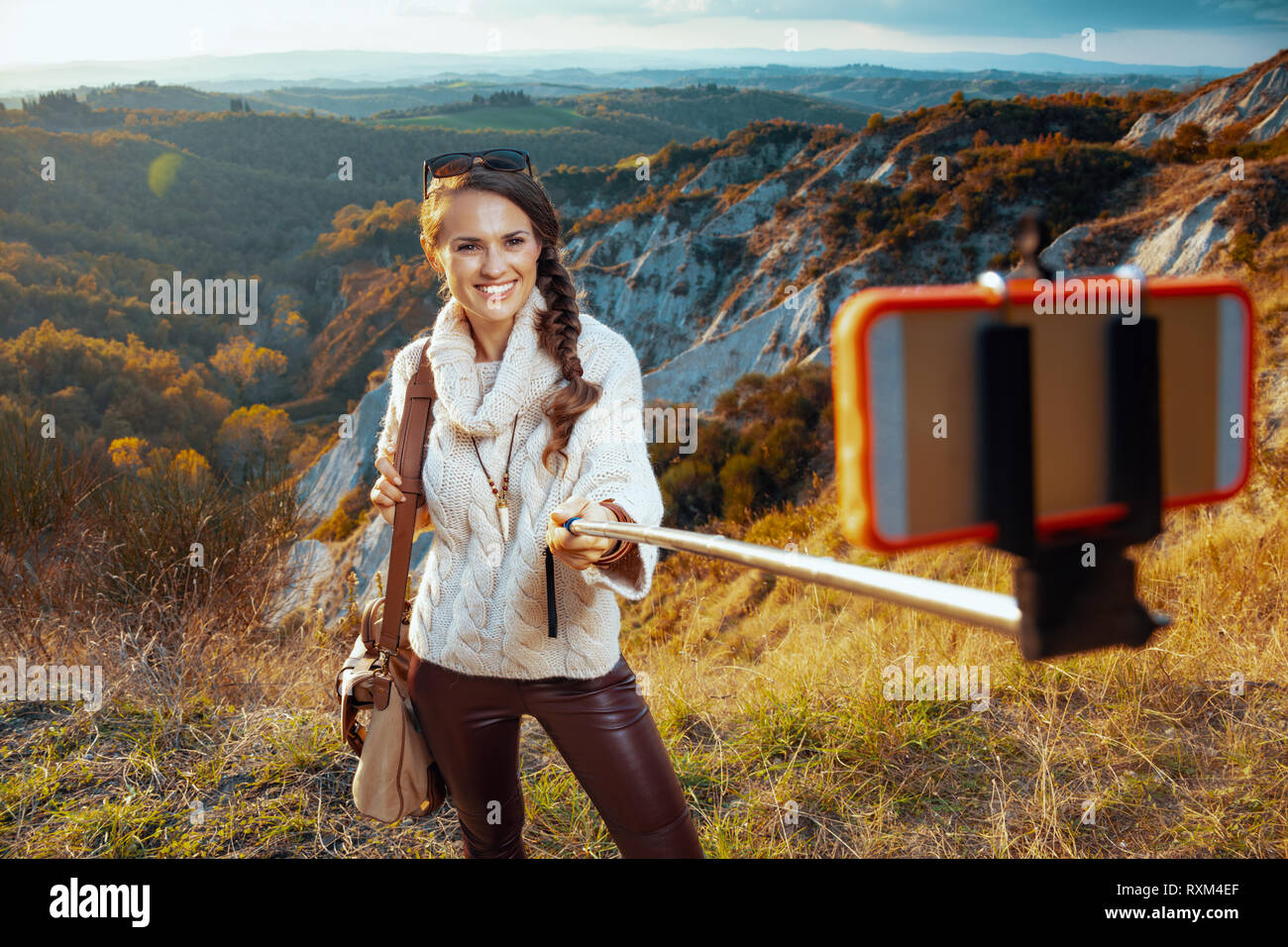 hiking selfie stick