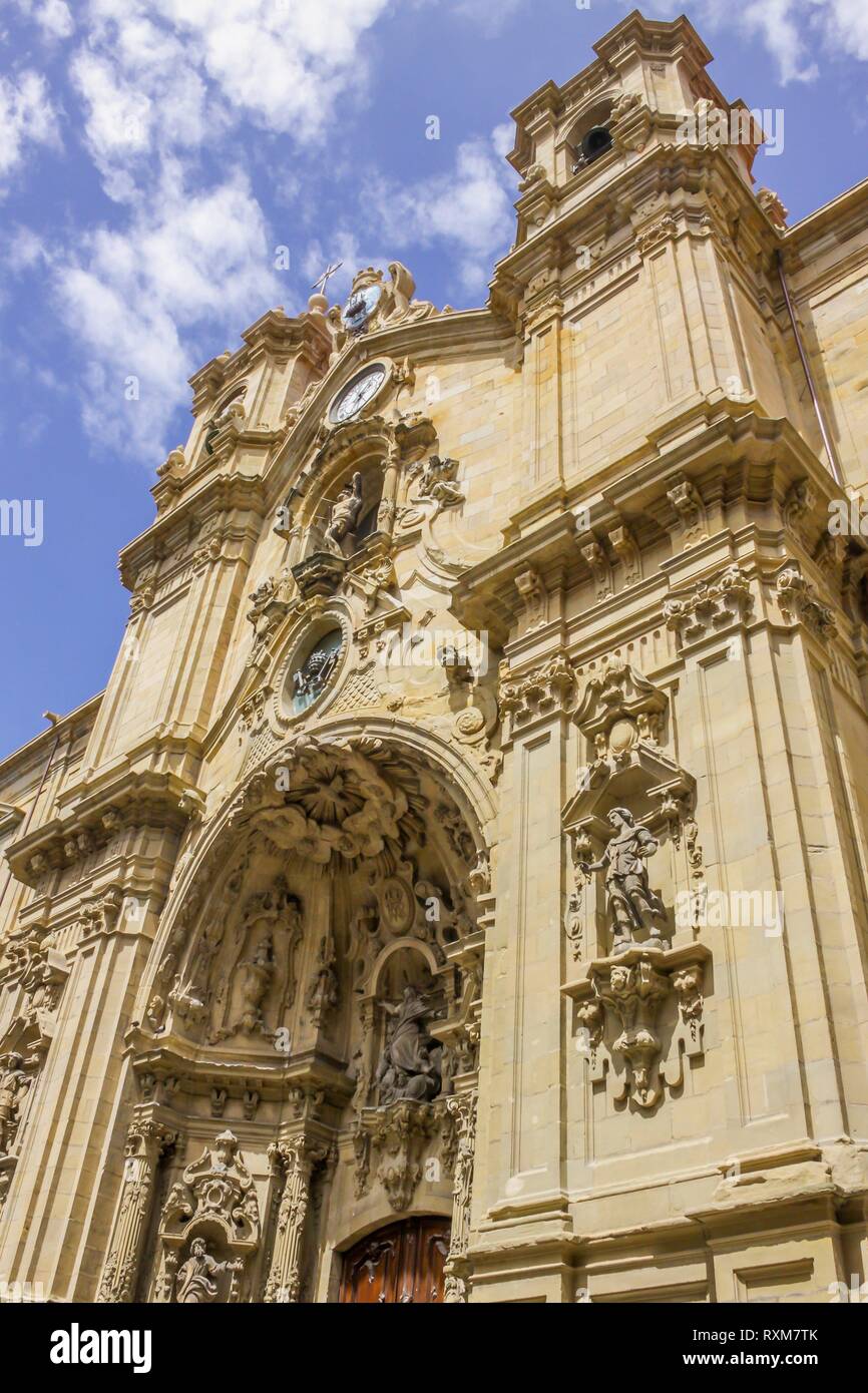 Basilica of Santa Maria del Coro in San Sebastian (Donostia), Basque