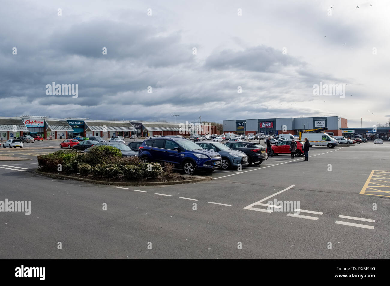 Generic Car Park Uk Stock Photos Generic Car Park Uk Stock