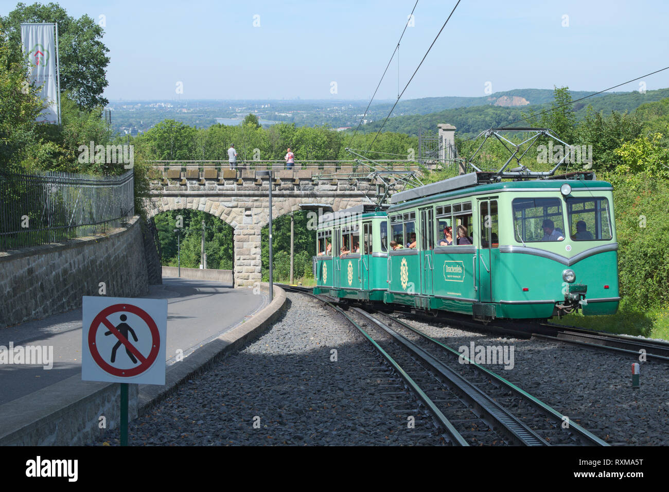 Drachenfelsbahn - Drachenfels Railway Stock Photo
