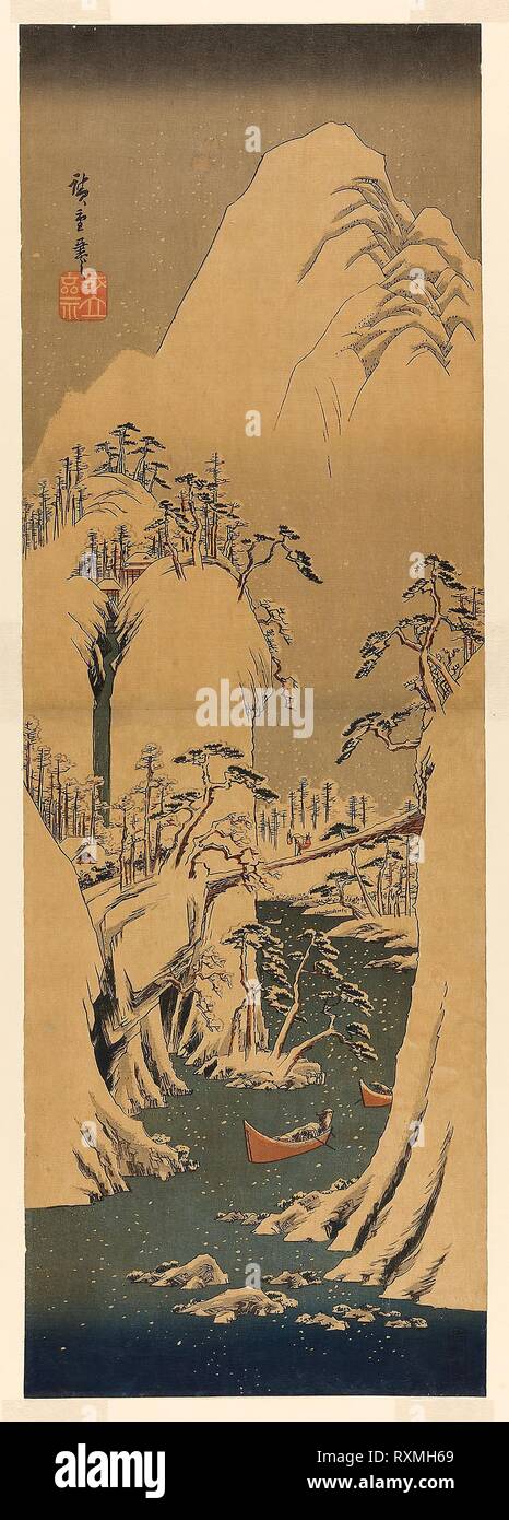 River utagawa hiroshige hi-res stock photography and images