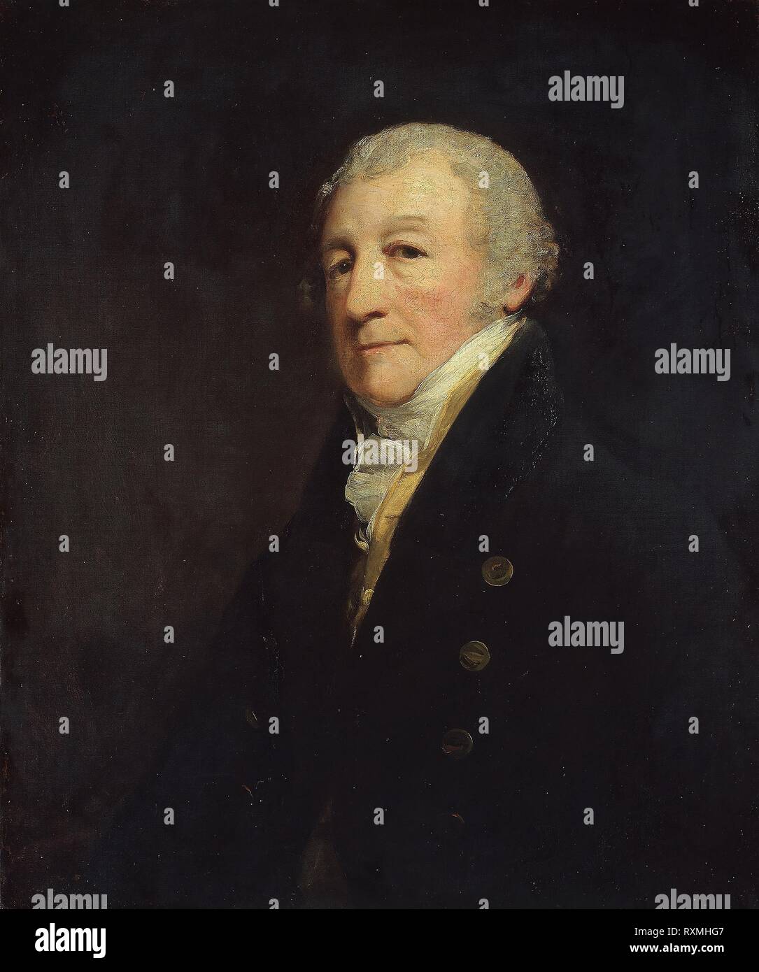 'Portrait of the Artist'. John Baptist; English, 1778-1831. Date: 1815-1835. Dimensions: 30 × 23 3/4 in. (76.3 × 63 cm). Oil on canvas. Origin: England. Museum: The Chicago Art Institute. Author: John Jackson. Stock Photo