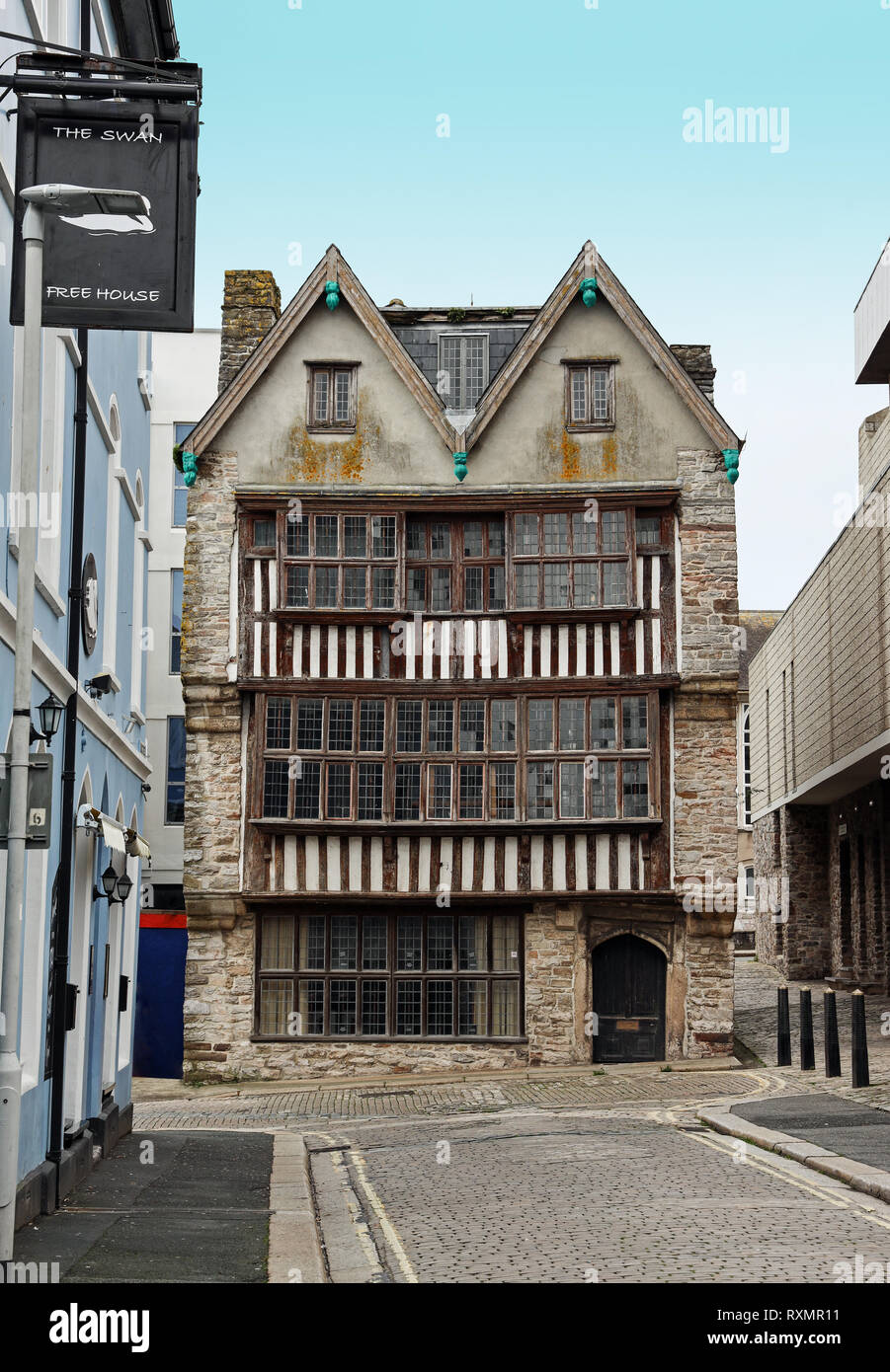 Merchant's House, St Andrew's Street. Plymouth Stock Photo