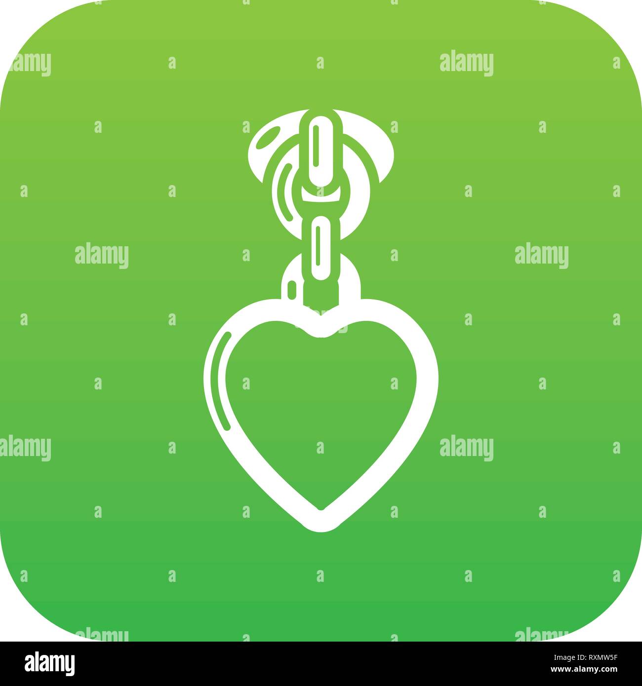 Purse zip icon, simple style Stock Vector