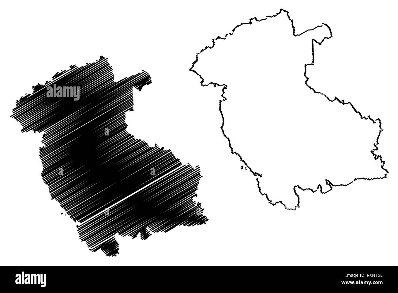 Stirling (United Kingdom, Scotland, Local government in Scotland) map