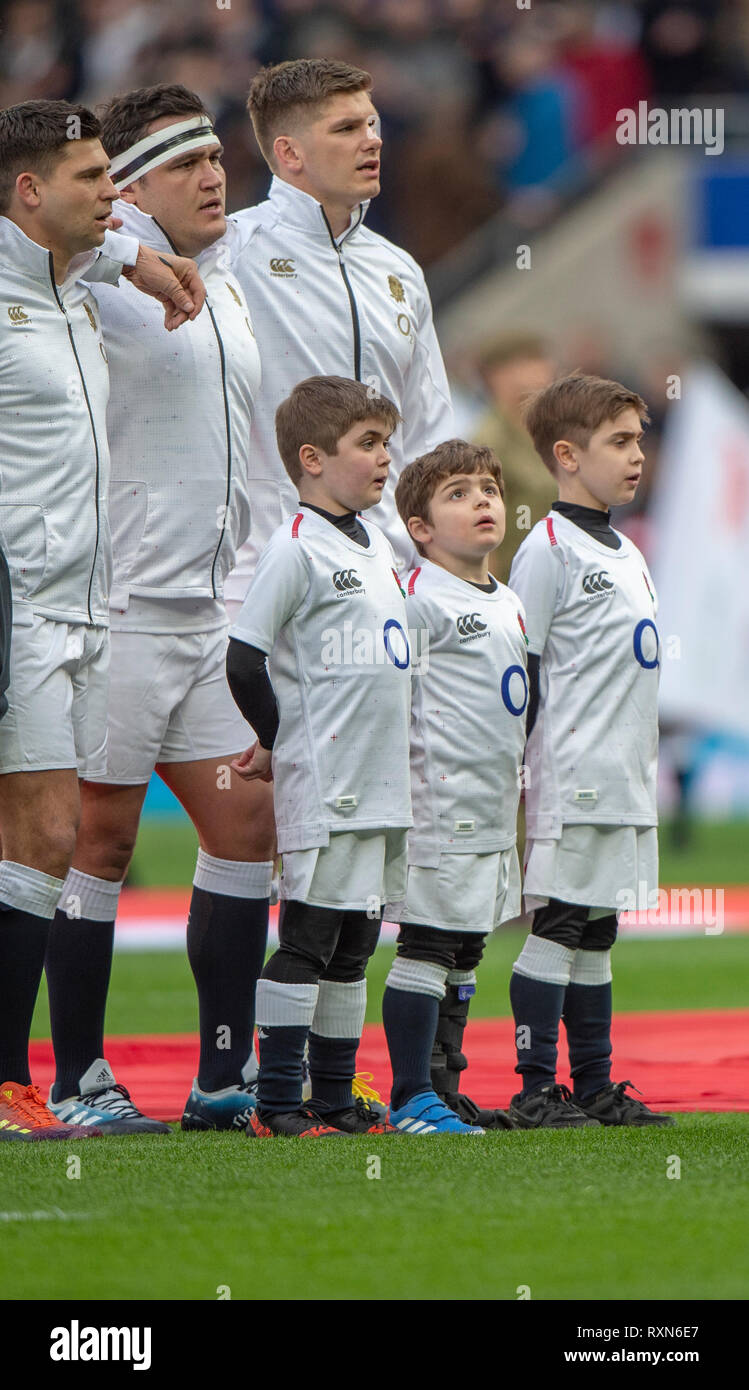 England mascots line up team hires stock photography and images Alamy