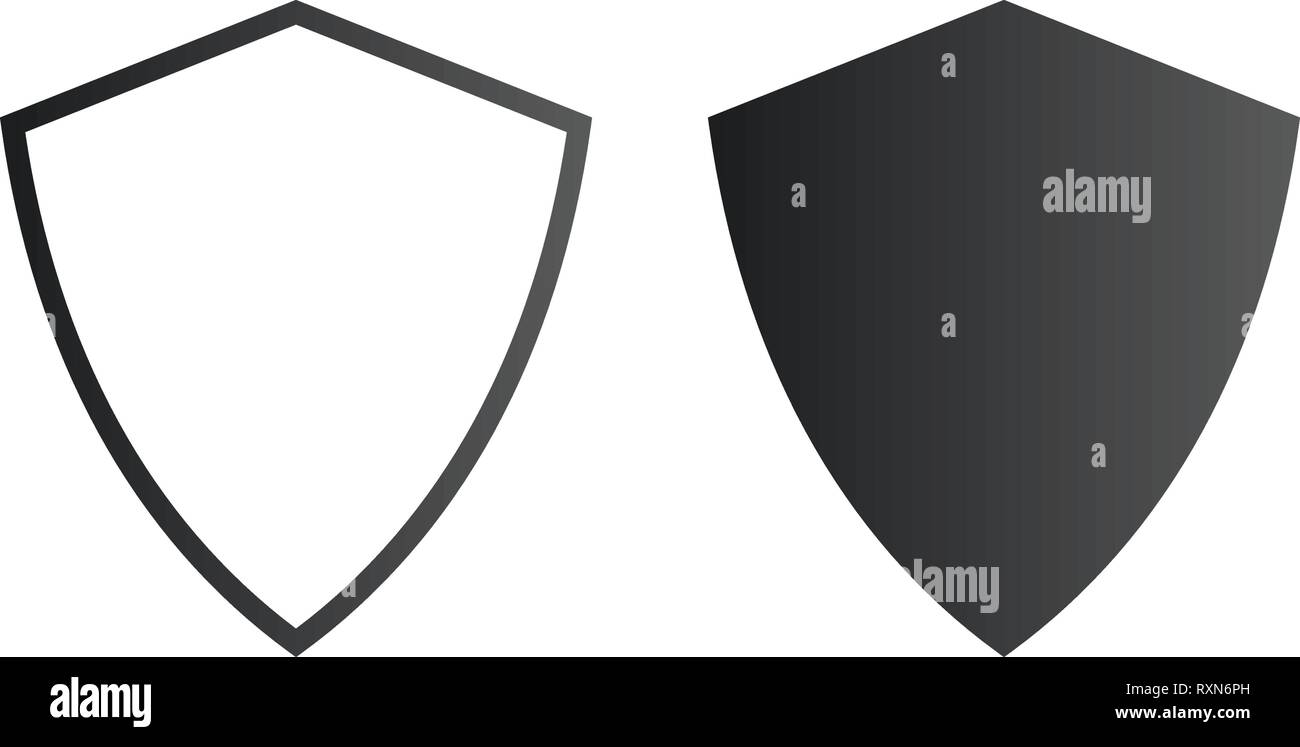 Vector shield protection security icon. safety badge. Vector ...
