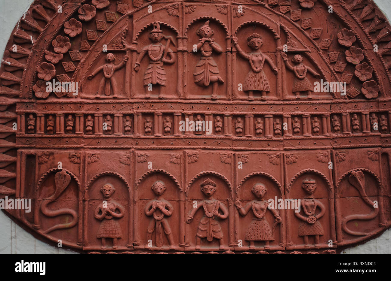 Terracotta Inspired By Tribal Art India Stock Photo Alamy