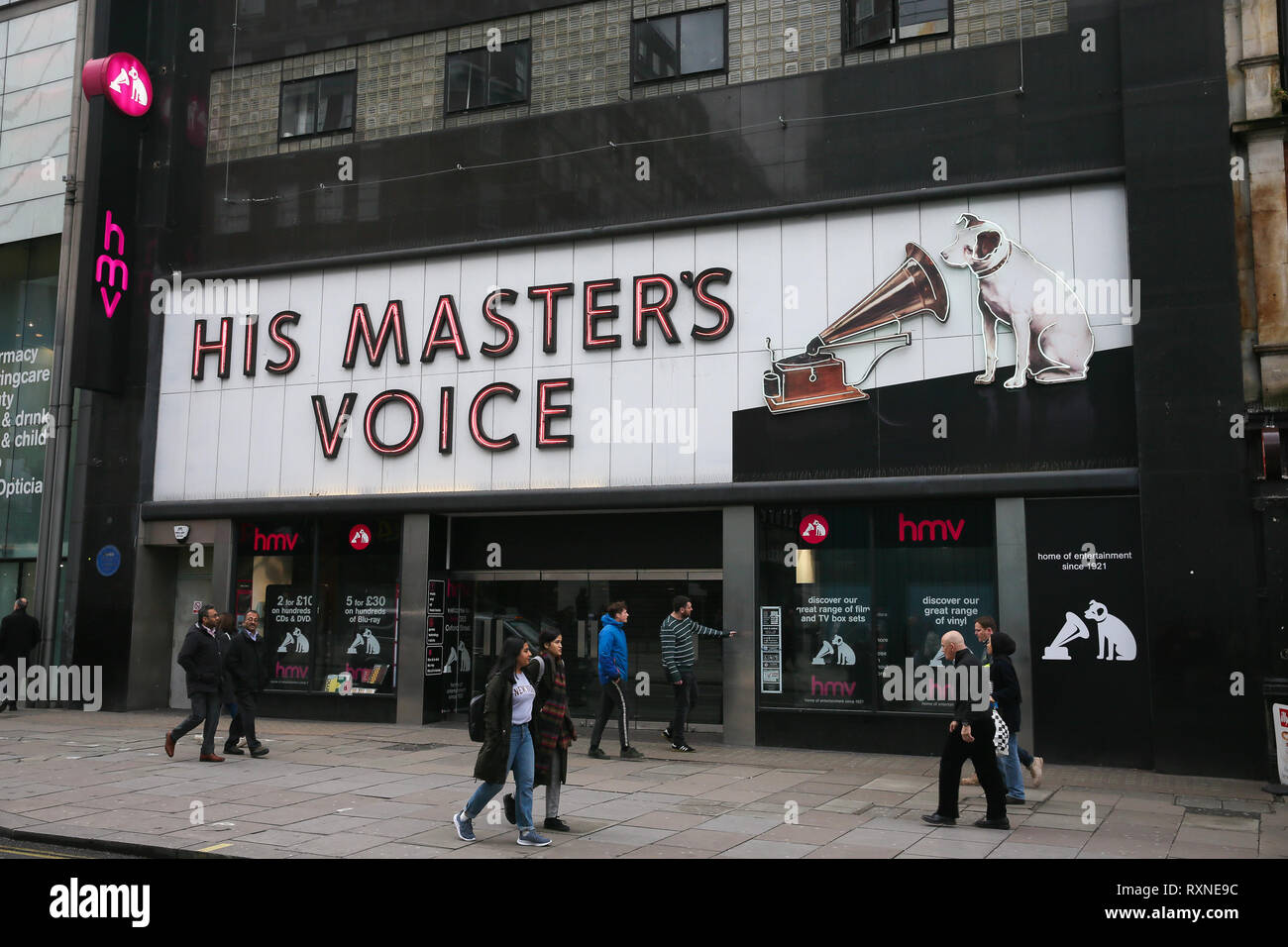 Hmv Have Been Bought Out By Canadian Group Sunrise Records The Flagship Store In Oxford Street Will Not Be Reopened Under The New Terms And Has Been Closed Since Christmas London