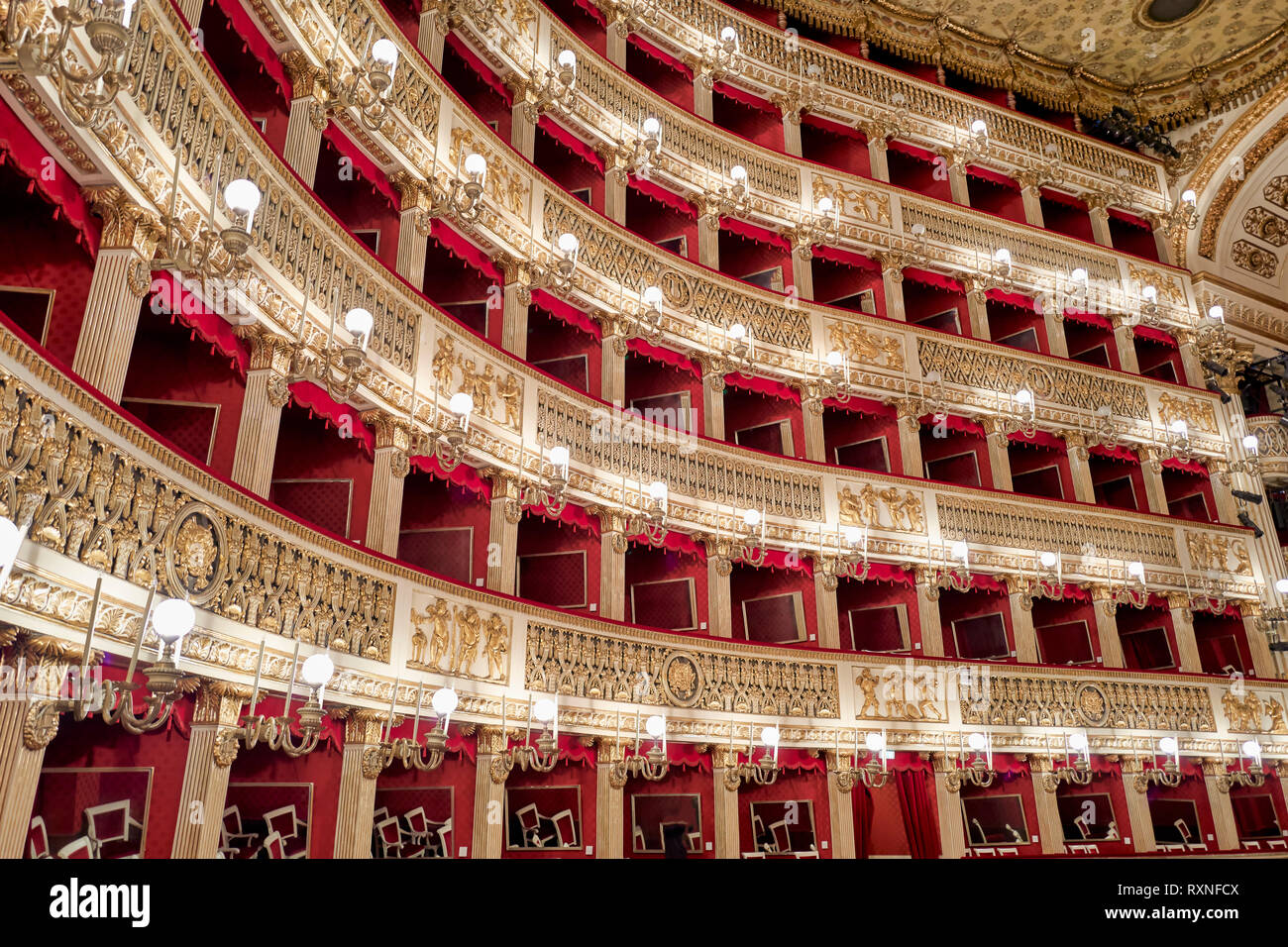 洋書 The San Carlo opera house The oldest opera house in the world built in 1737. The