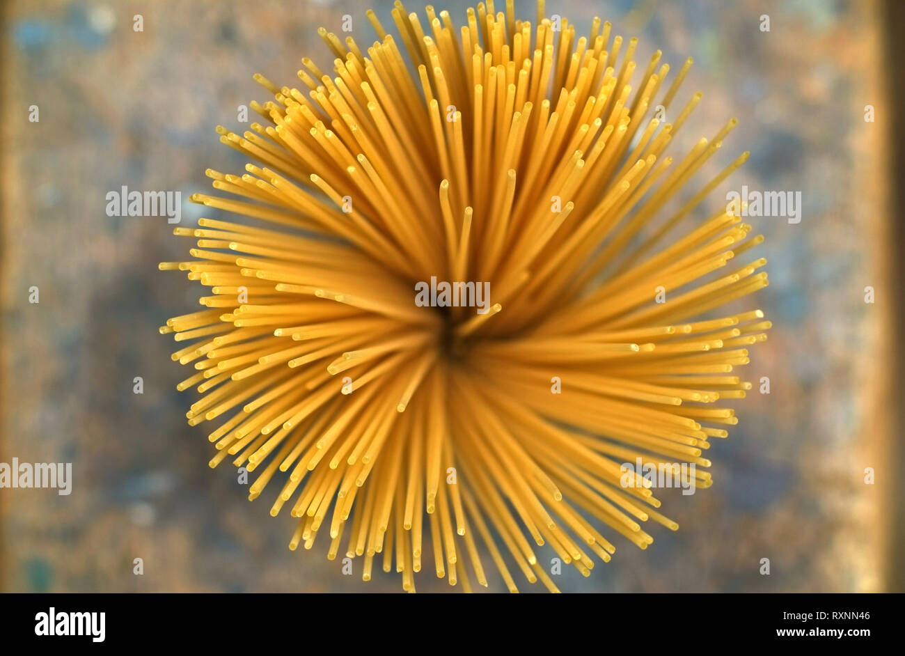 Dry spaghetti Stock Photo