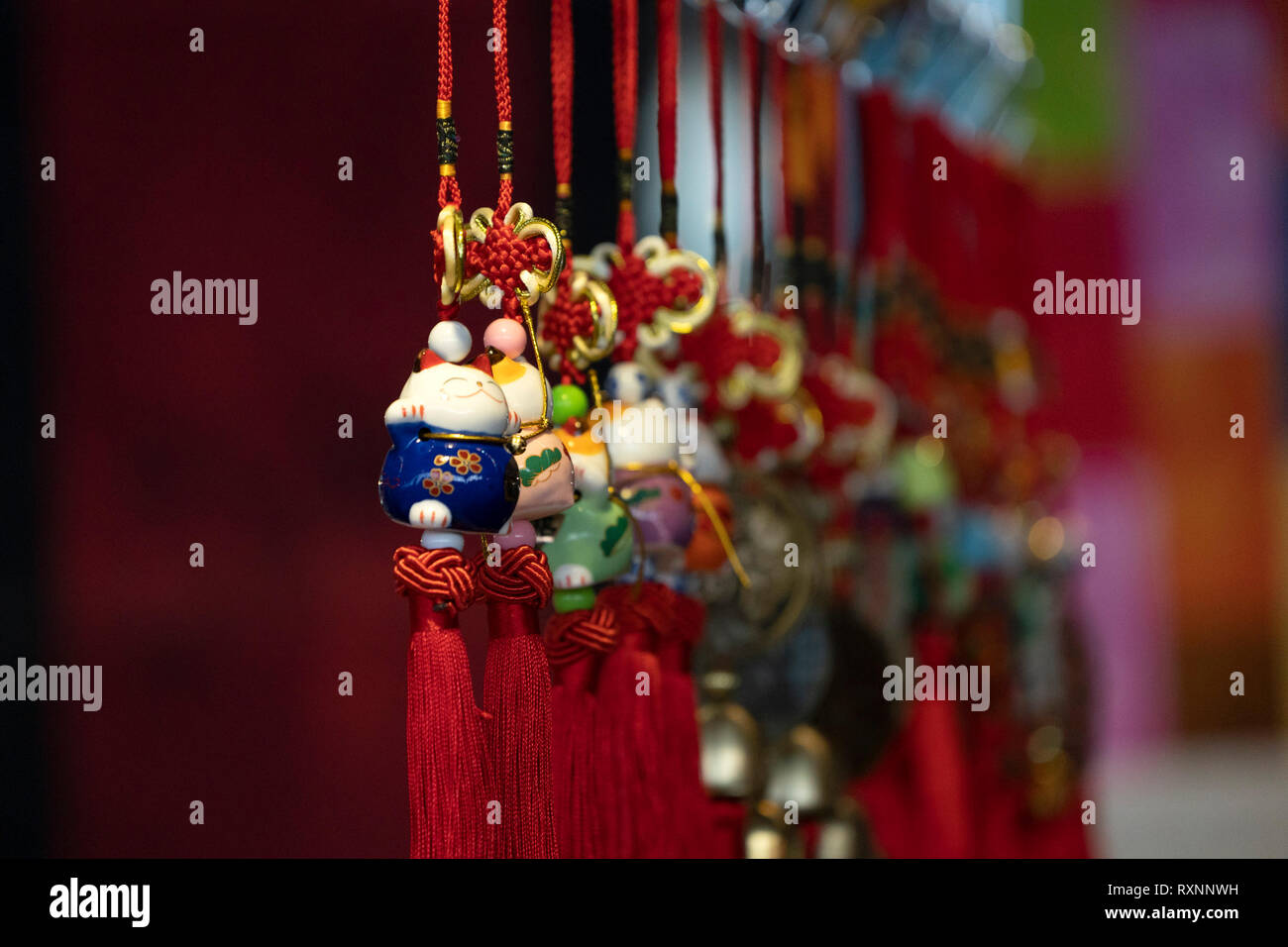 Chinese lucky store charm necklace