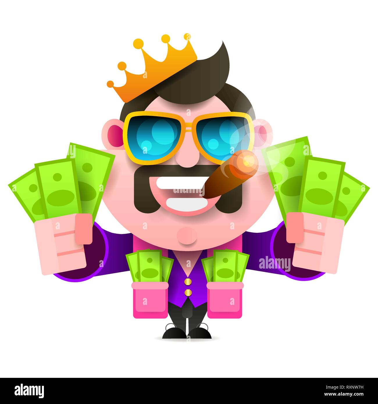 Download Successful Businessman, Like A King With Pockets Full Of ...