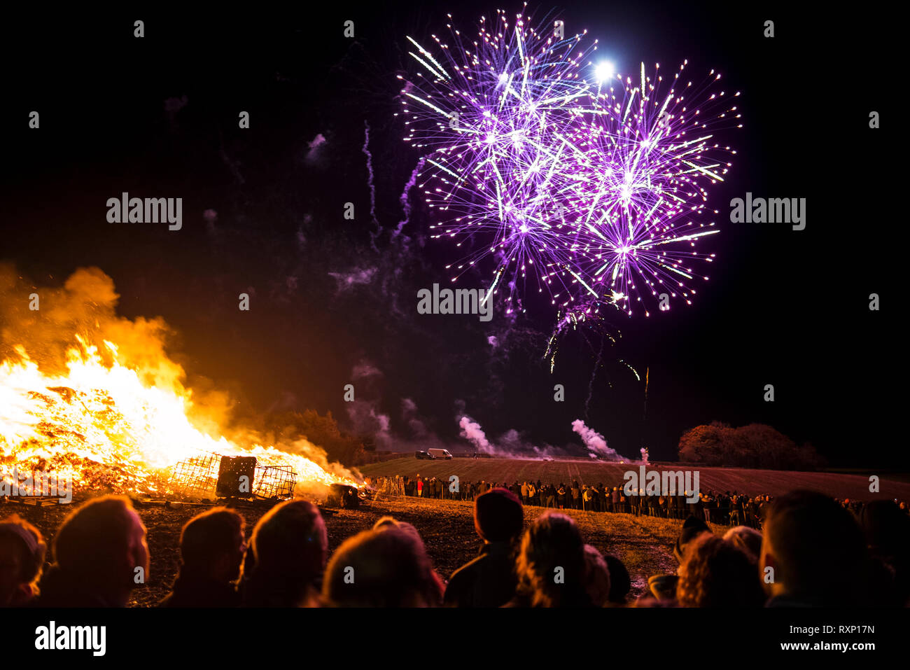 Bonfire night England, Hull Stock Photo Alamy
