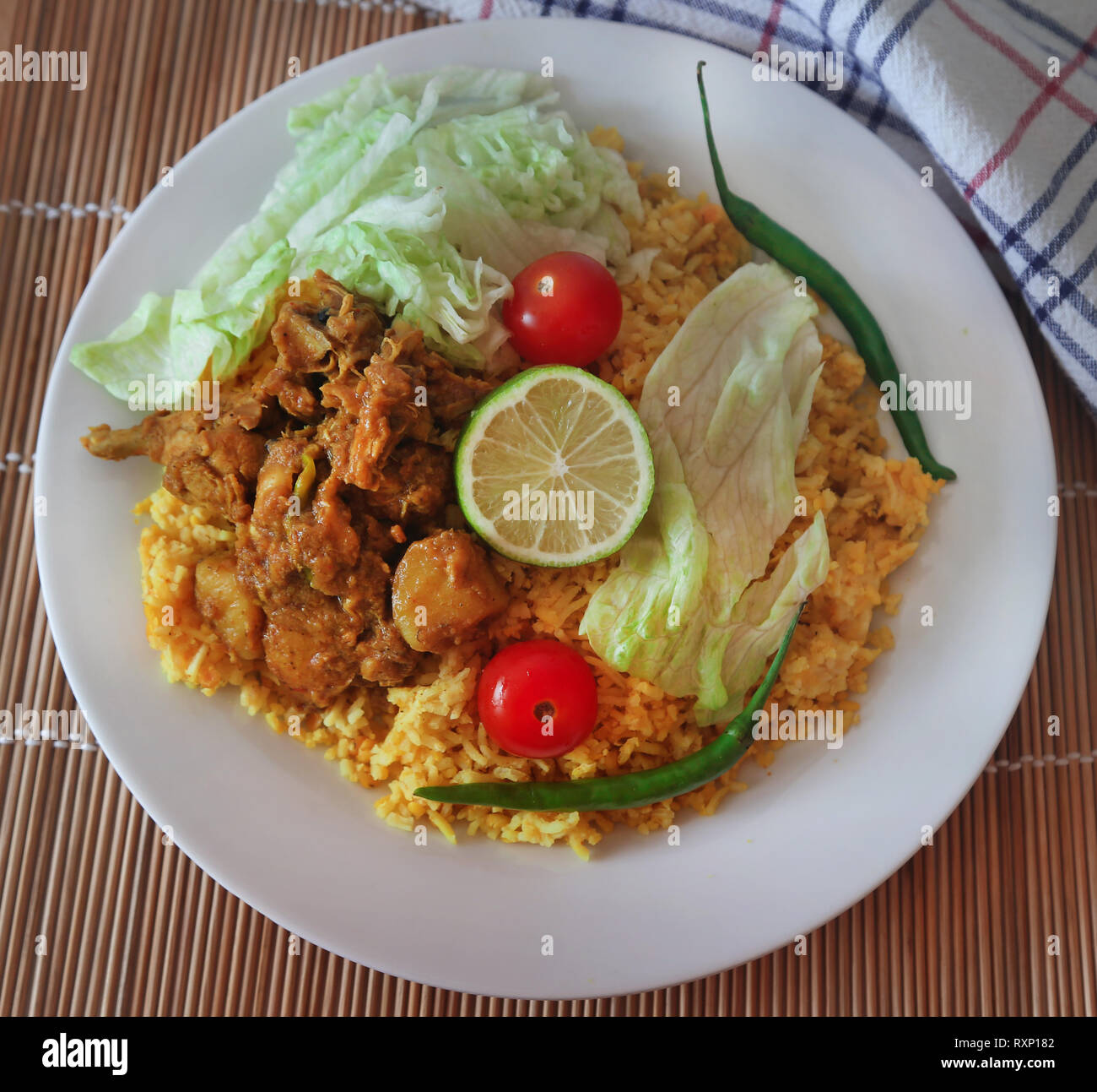 Khichuri made from rice and lentils, a very popular cuisine in Indian ...