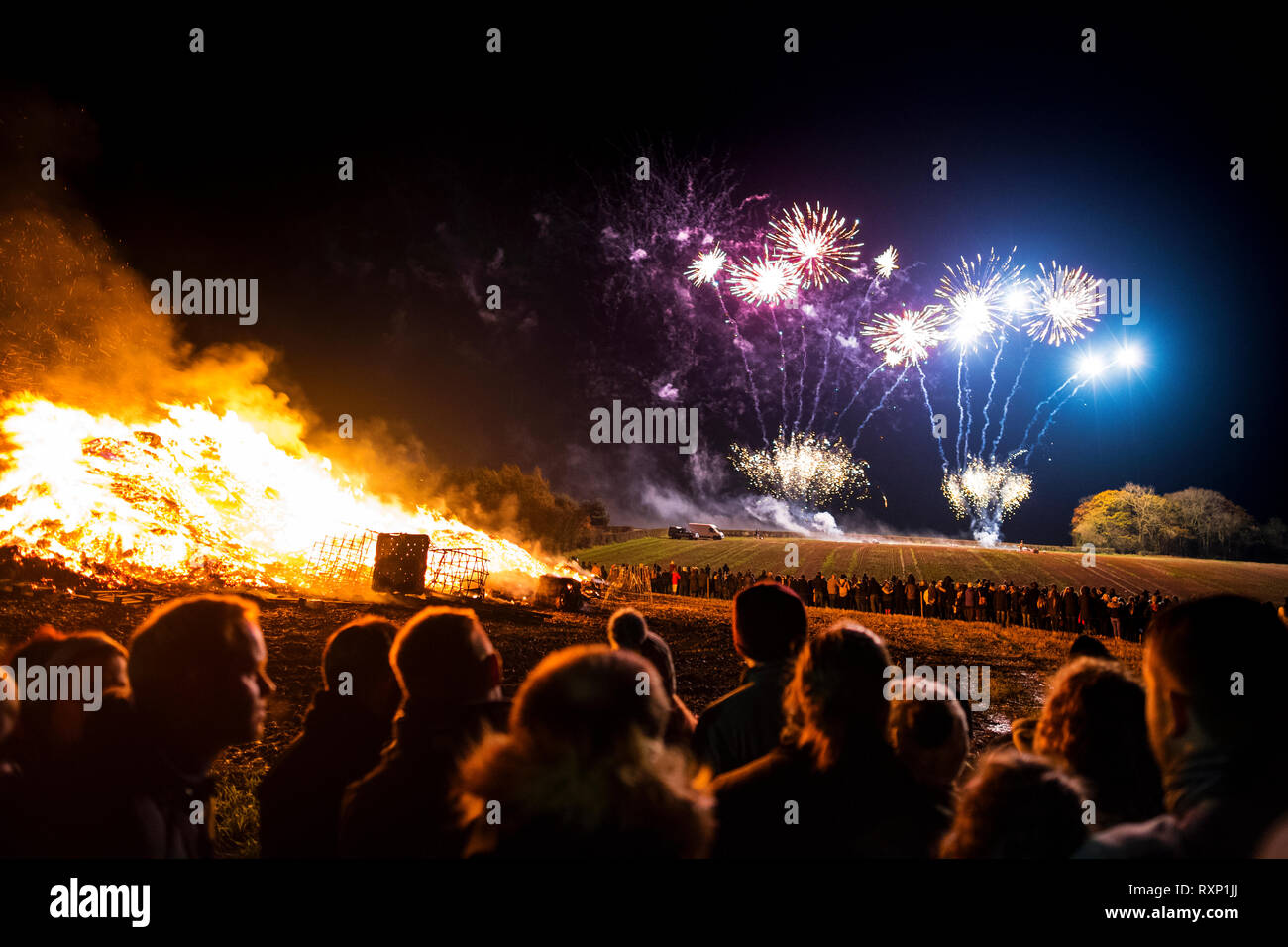 Bonfire night England, Hull Stock Photo Alamy