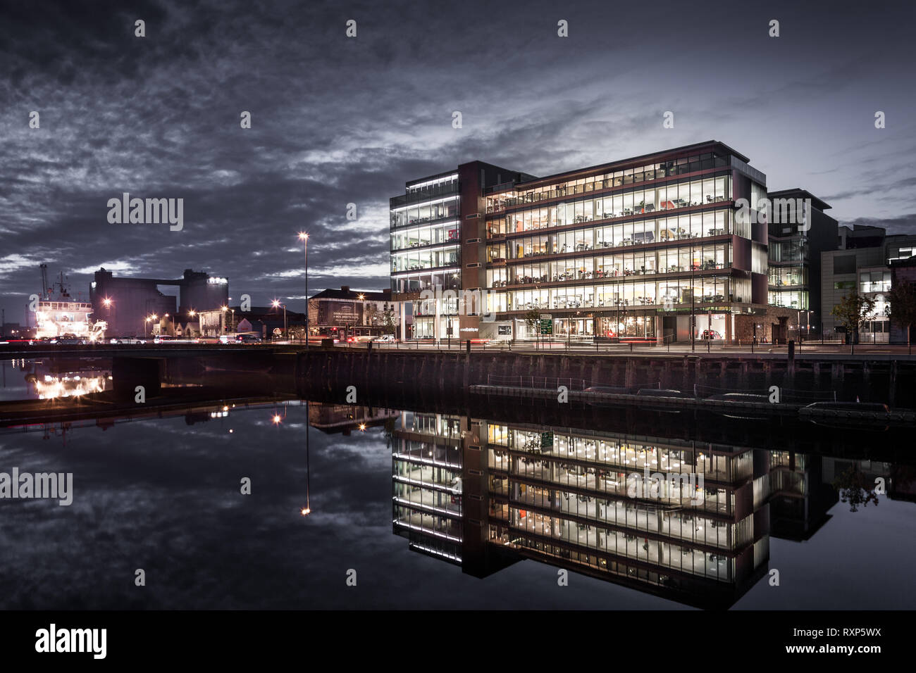 Cork City Cork Ireland 26th October 2016 A Veiw Of One Albert Quay