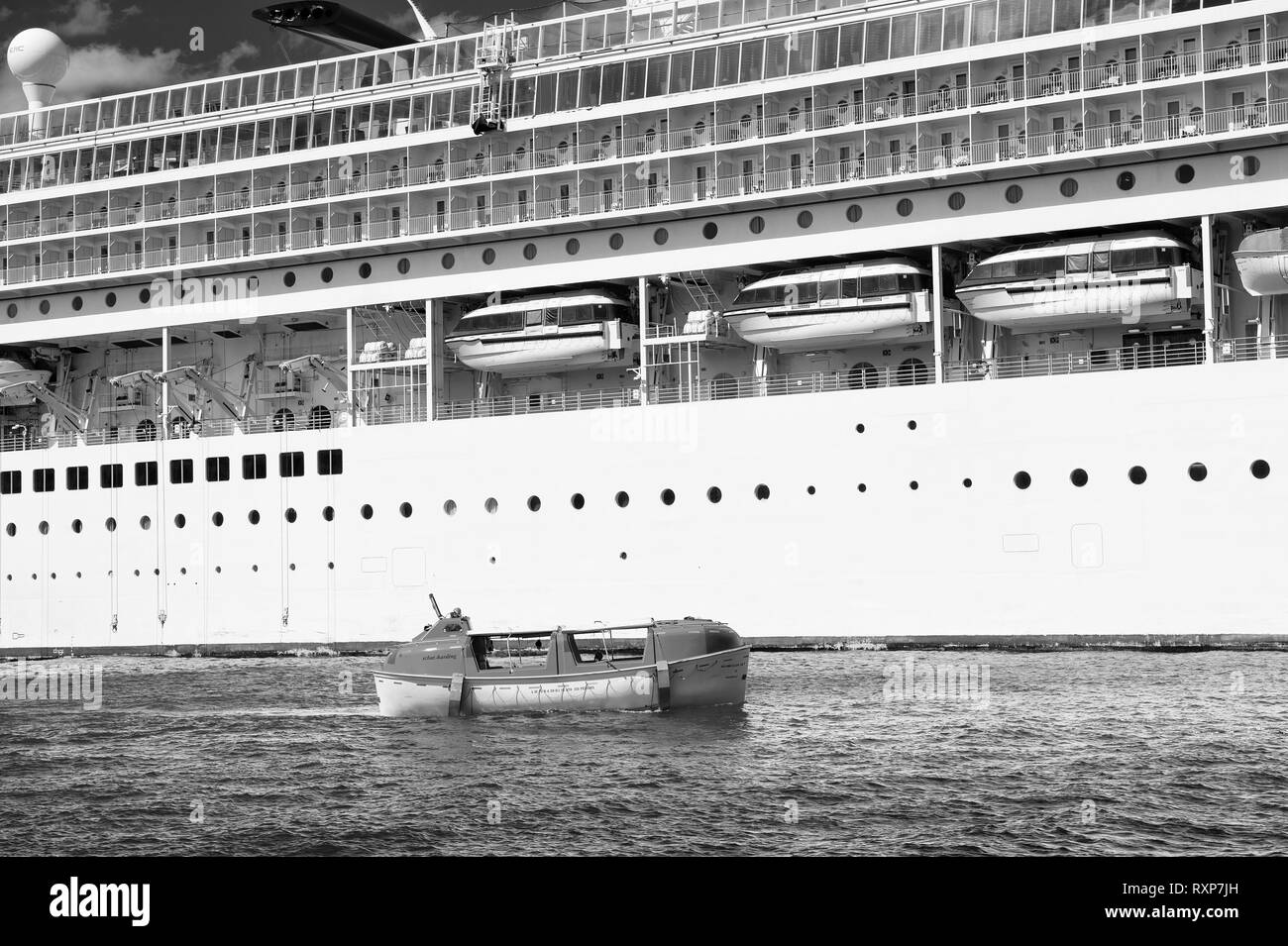 Rescue Boat Black And White Stock Photos Images Alamy