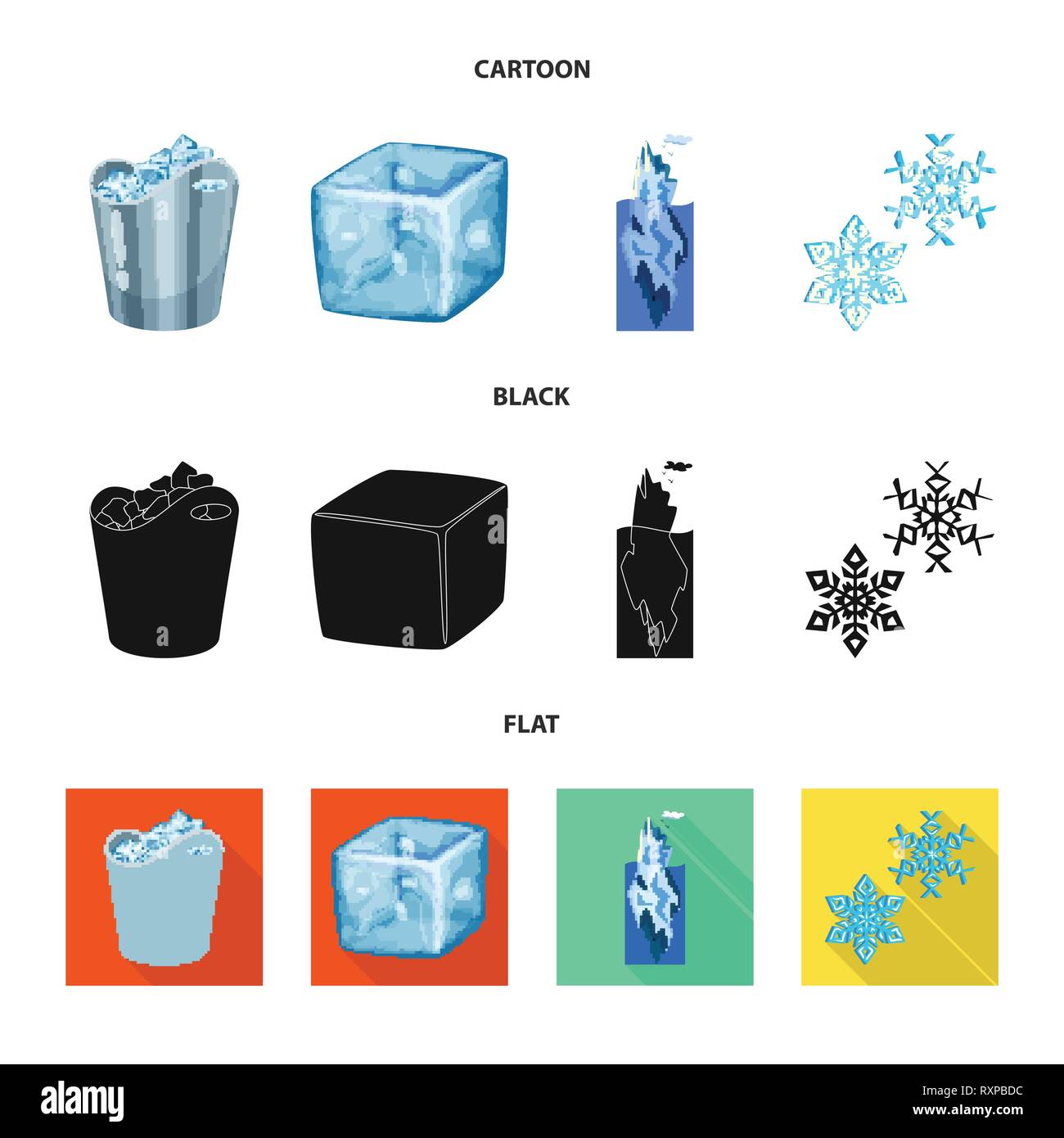 bucket,cube,iceberg,snowflake,ice,beautiful,drink,underwater,crystal ...