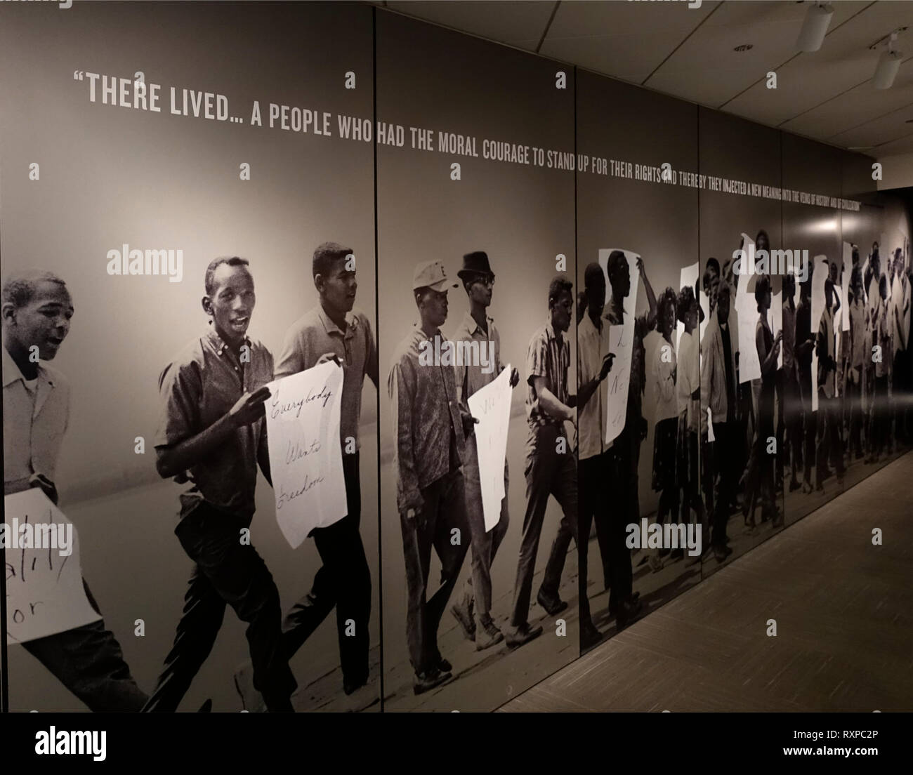 National Civil rights museum Memphis Tennessee Stock Photo