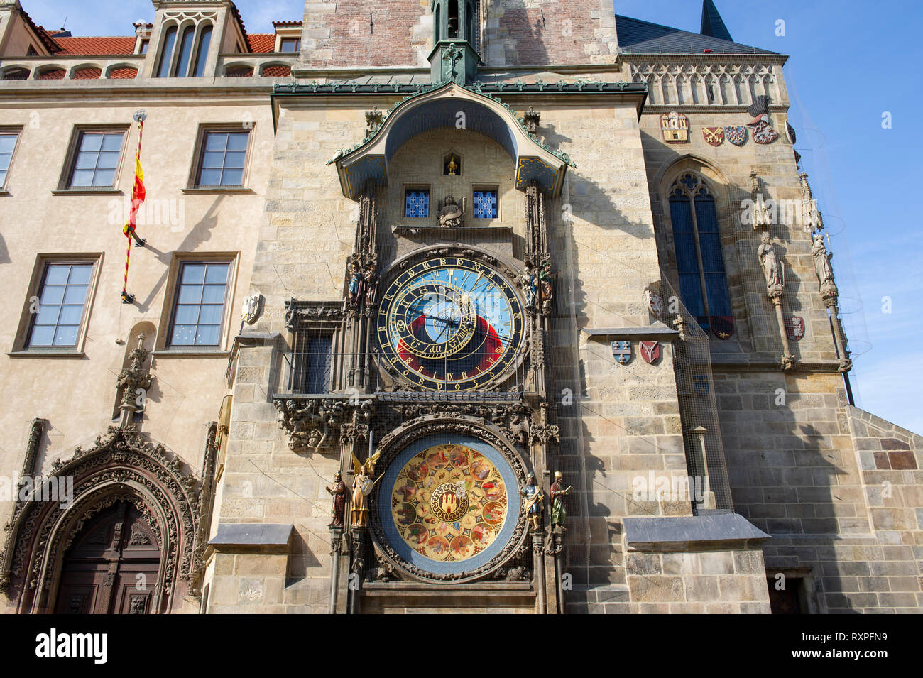 The Astronomical Clock on the Old Town Hall in the Old Town Square