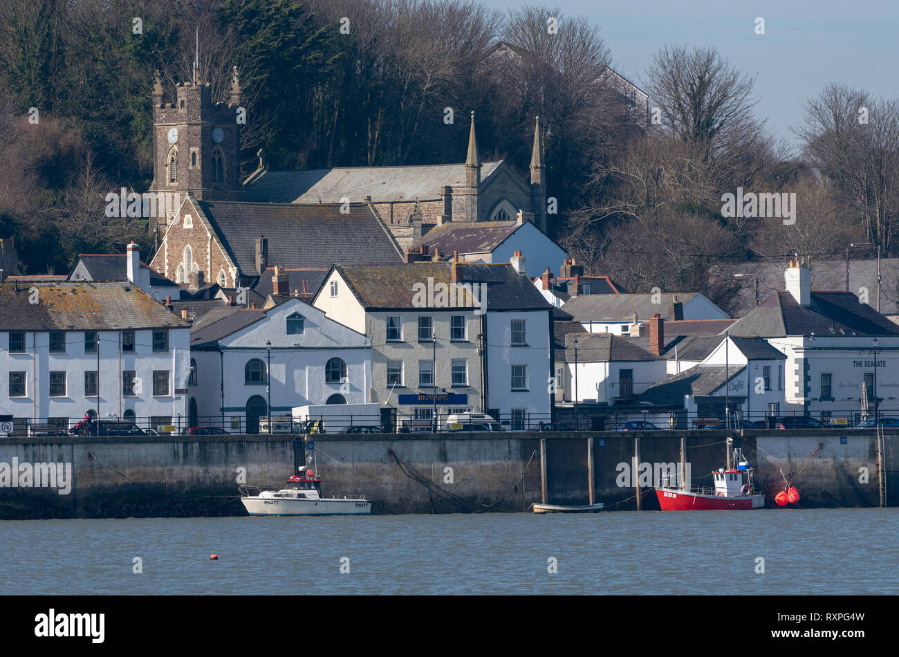 Appledore, North Devon, England, UK. The small riverside town of