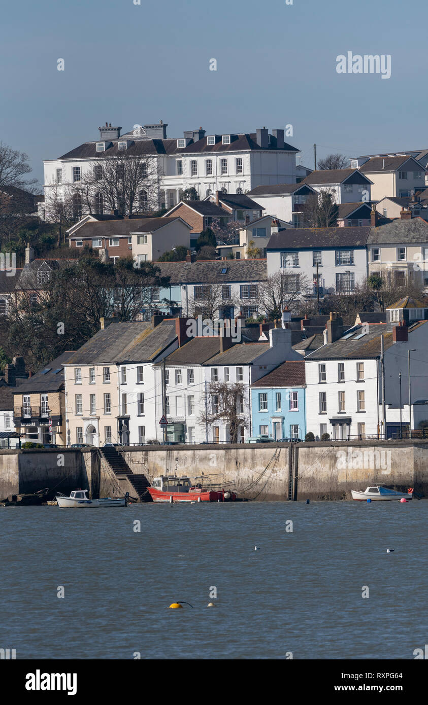 Appledore, North Devon, England, UK. The small riverside town of