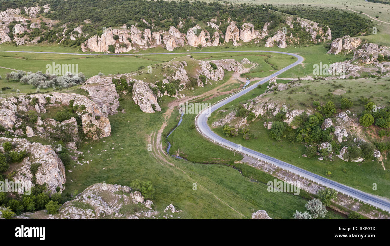 mountain landscape with some of the oldest limestone rock formations in