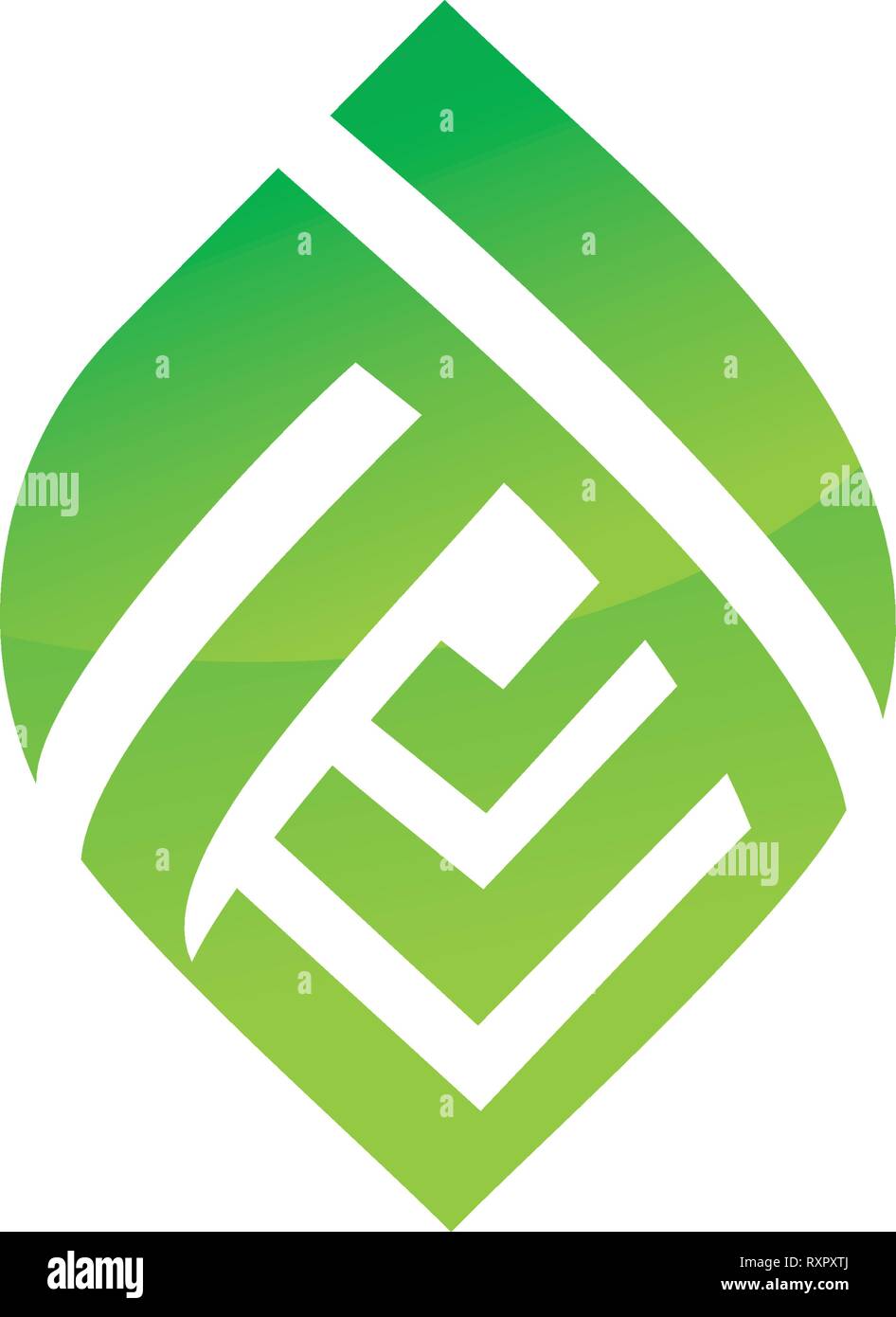 Leaf Logo Design Vector Template Set Stock Vector Image & Art - Alamy
