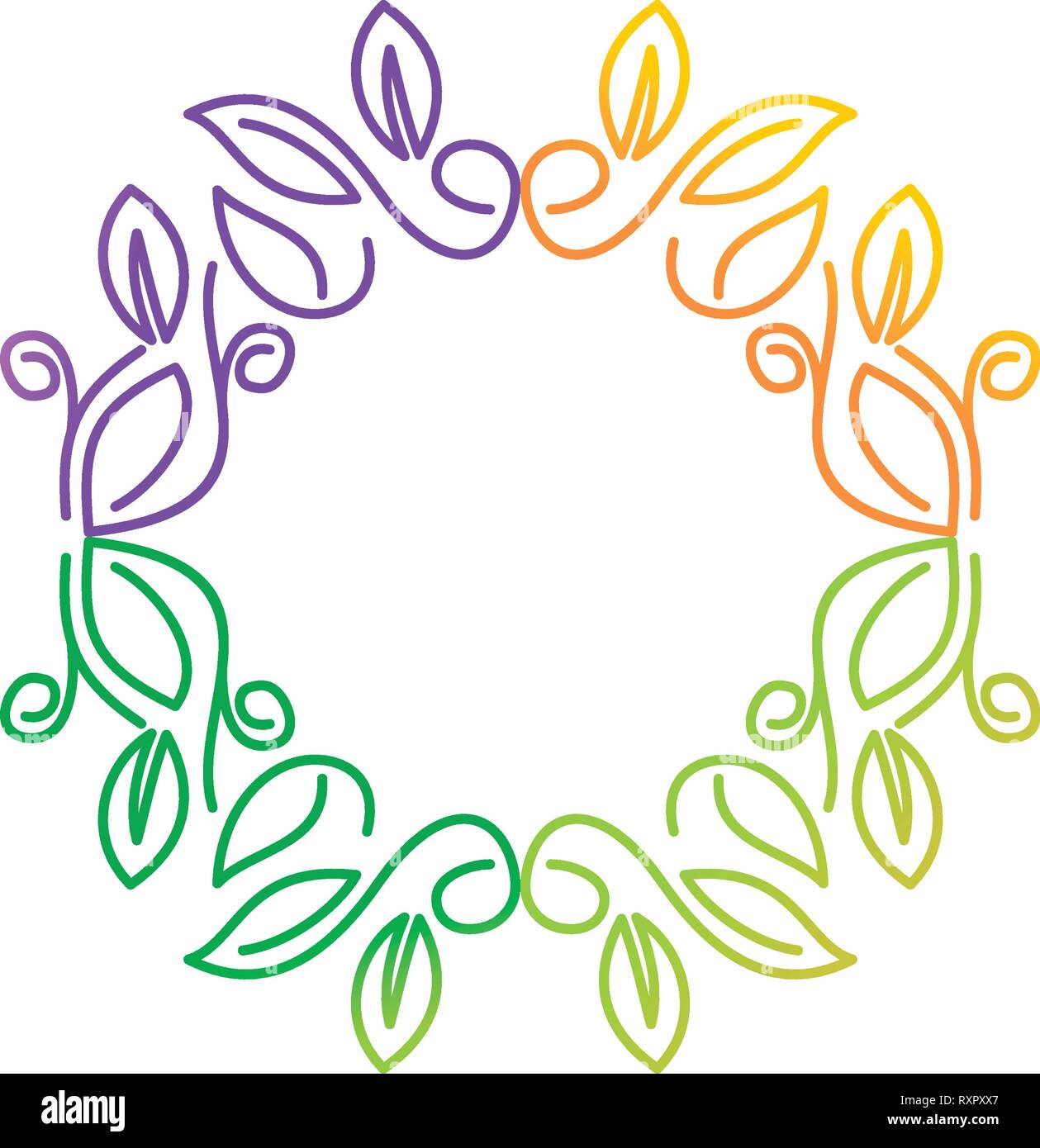 Leaf Logo Design Vector Template Set Stock Vector Image & Art - Alamy
