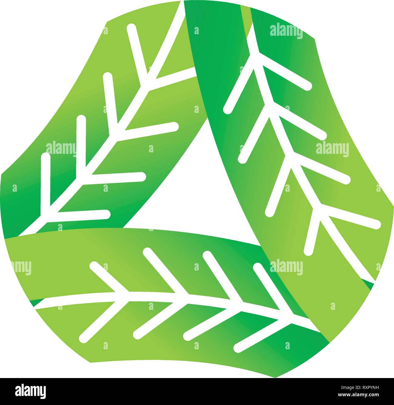 Leaf Logo Design Vector Template Set Stock Vector Image & Art - Alamy