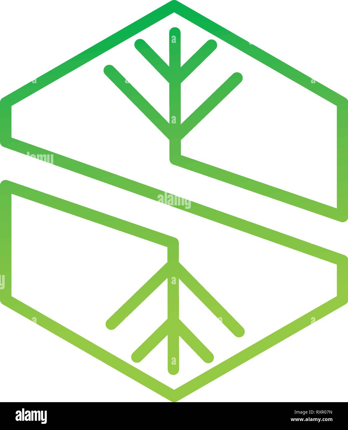 Leaf Logo Design Vector Template Set Stock Vector Image & Art - Alamy