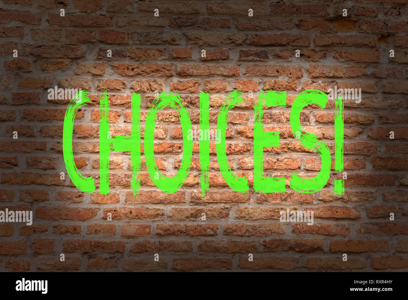 Word writing text Choices. Business photo showcasing Preference ...