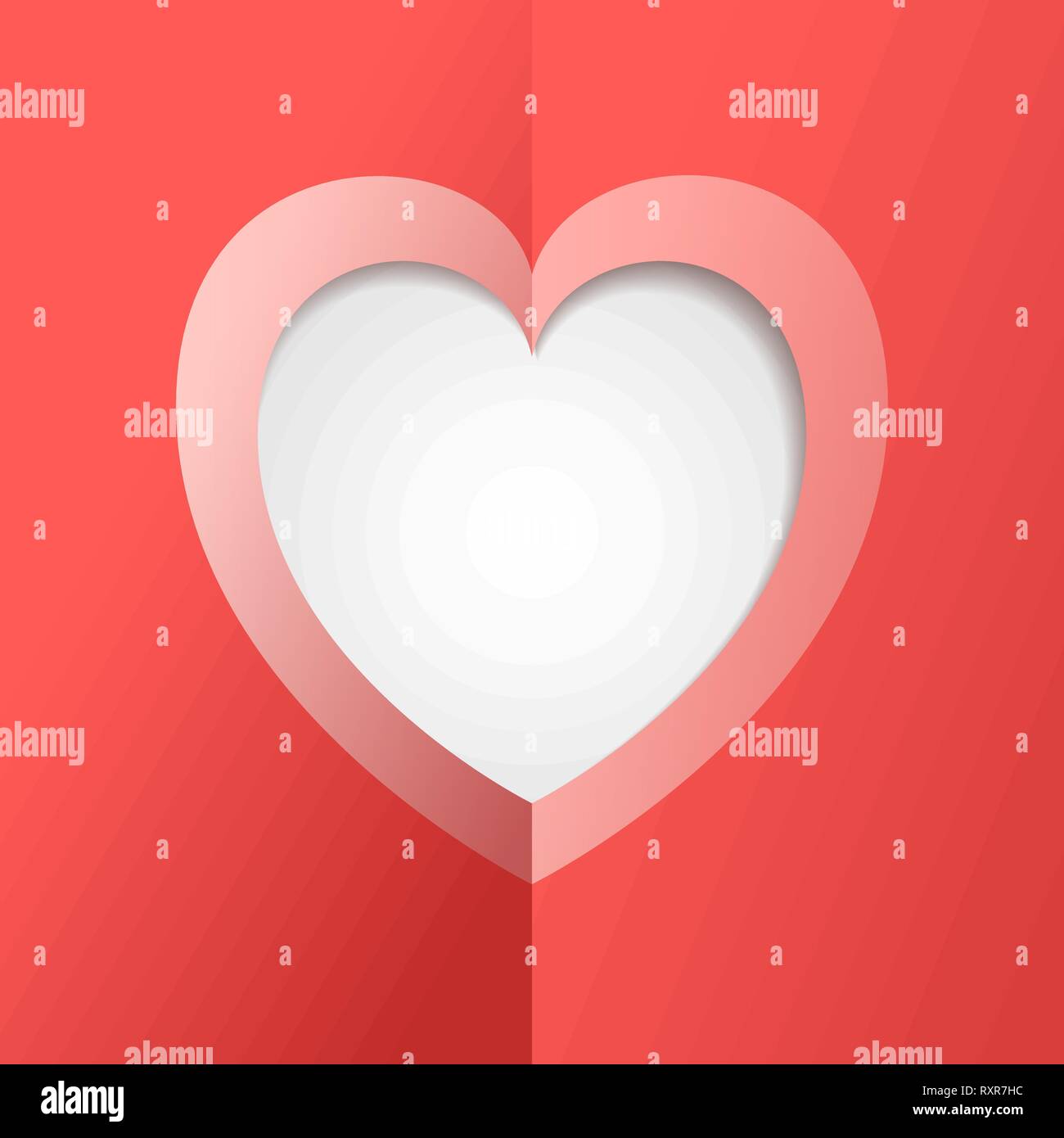 Valentines day give heart Stock Vector Images - Alamy