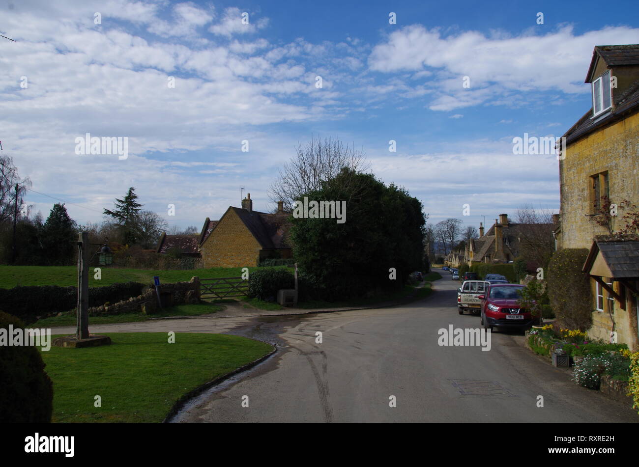 The Donnington Way. Gloucestershire. Cotswolds. England. UK Stock Photo
