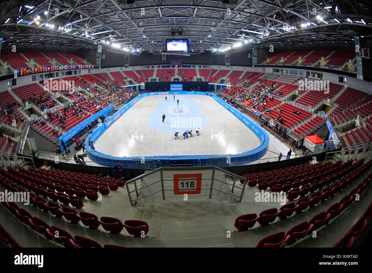 ISU Short Track World Championships on March 10 2019 at the Arena Armeec in Sofia, Bulgaria. Overview stadium Credit: Soenar Chamid/SCS/AFLO/Alamy Live News Stock Photo