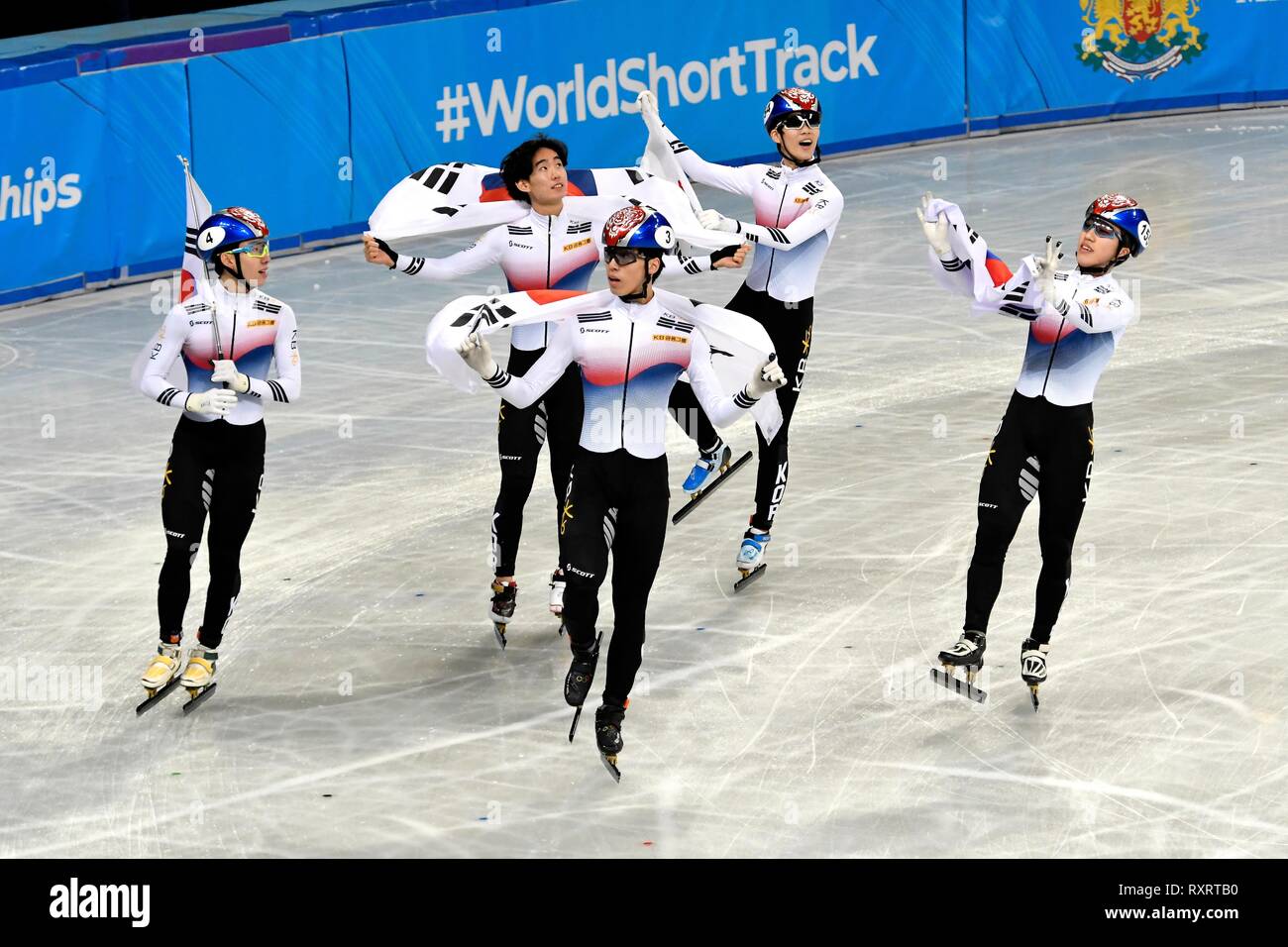 ISU Short Track World Championships on March 10 2019 at the Arena