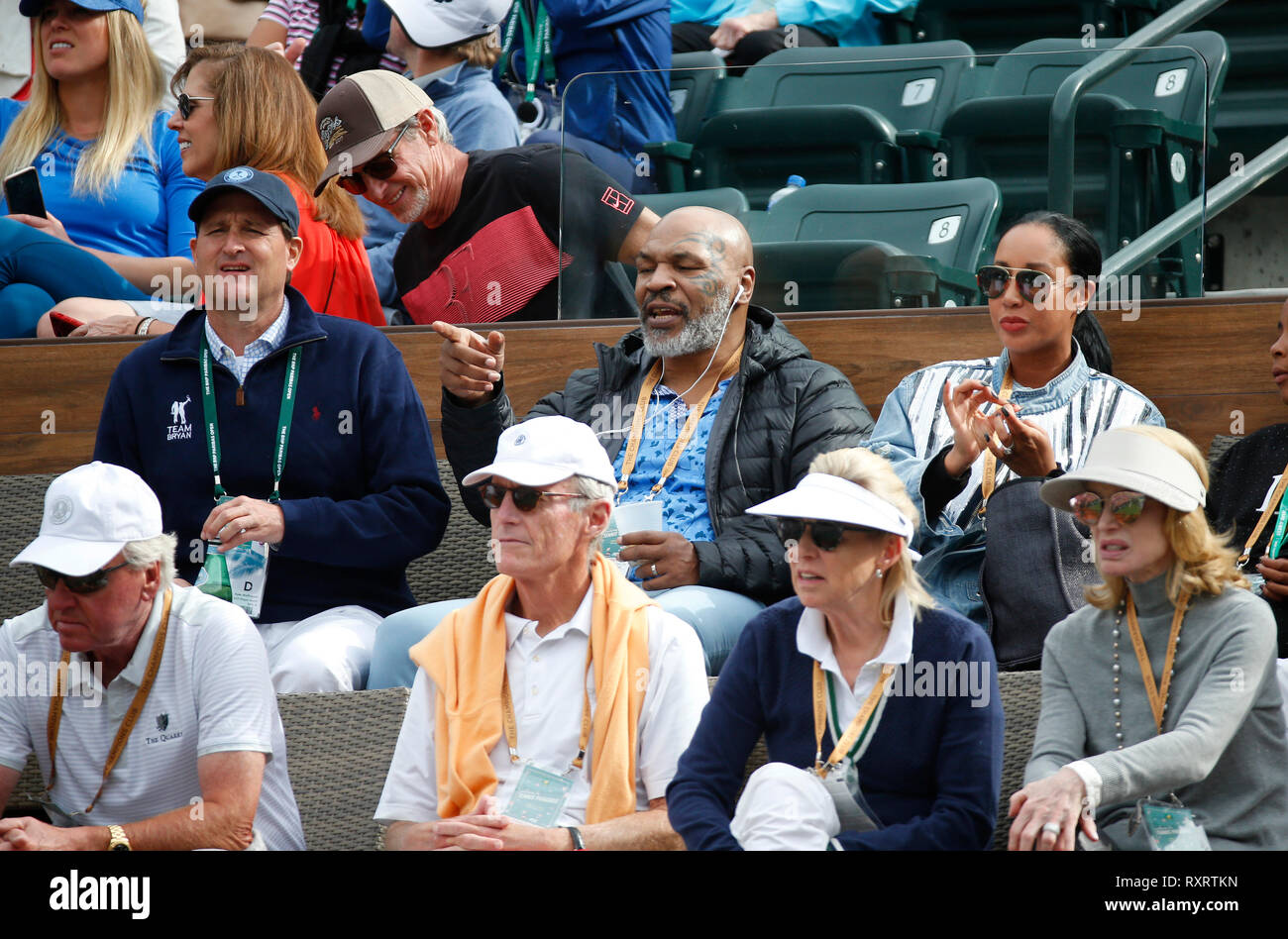 Indian Wells California Usa 10th Mar 2019 Mike Tyson In Attendance To Watch Serena Williams And