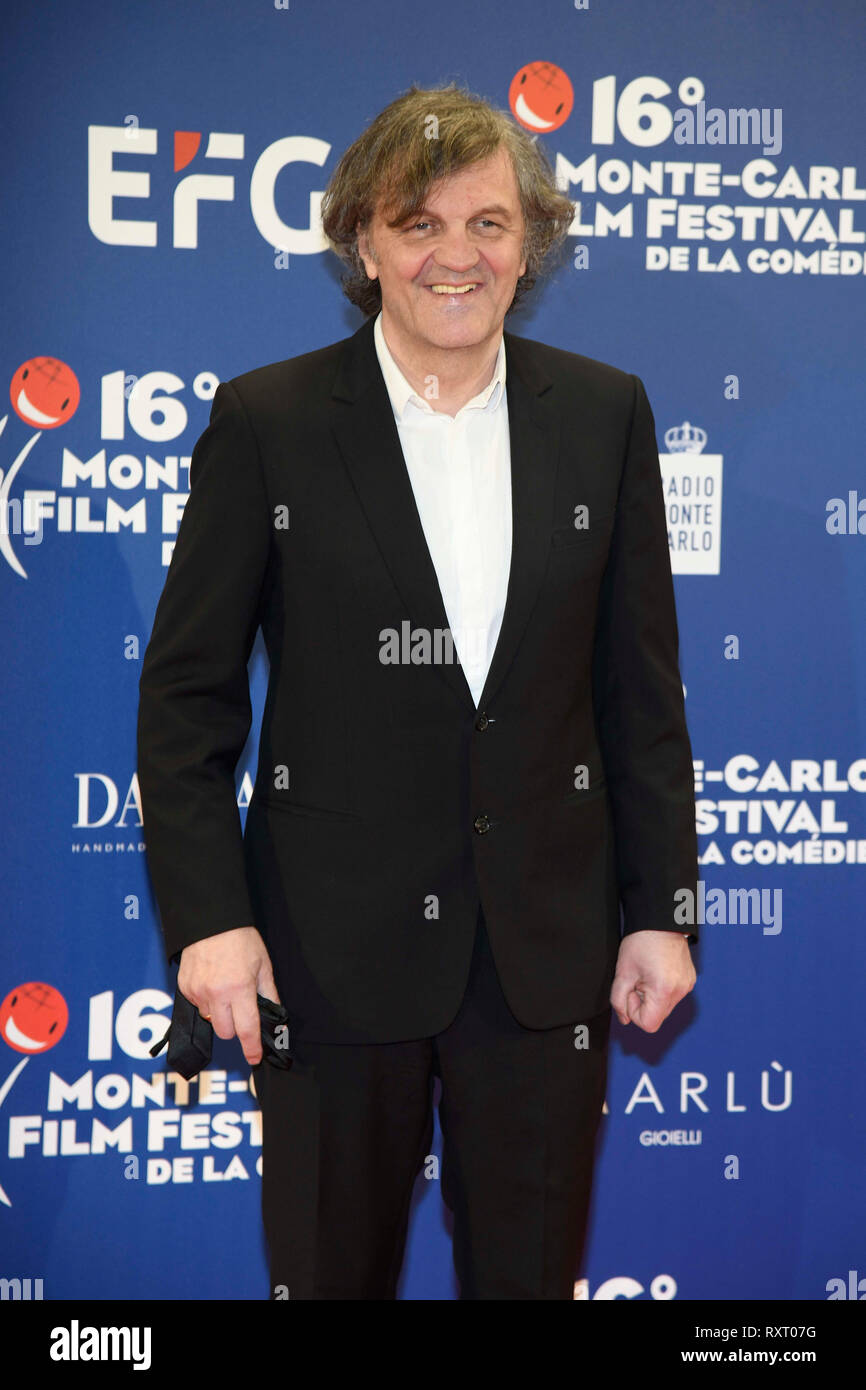 Montecarlo, The Principality Of Monaco. 09th Mar, 2019. Red Carpet Awards ceremony. in the picture: Emir Kusturica Credit: Independent Photo Agency/Alamy Live News Stock Photo