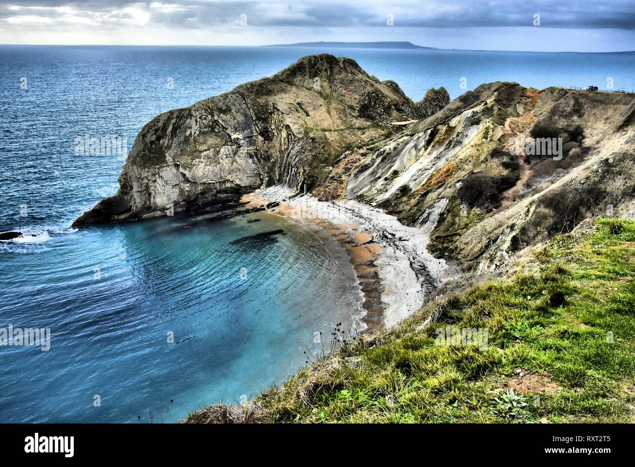 Durdle Door coast line Stock Photo Alamy