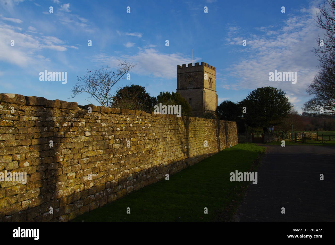 The Donnington Way. Gloucestershire. Cotswolds. England. UK Stock Photo