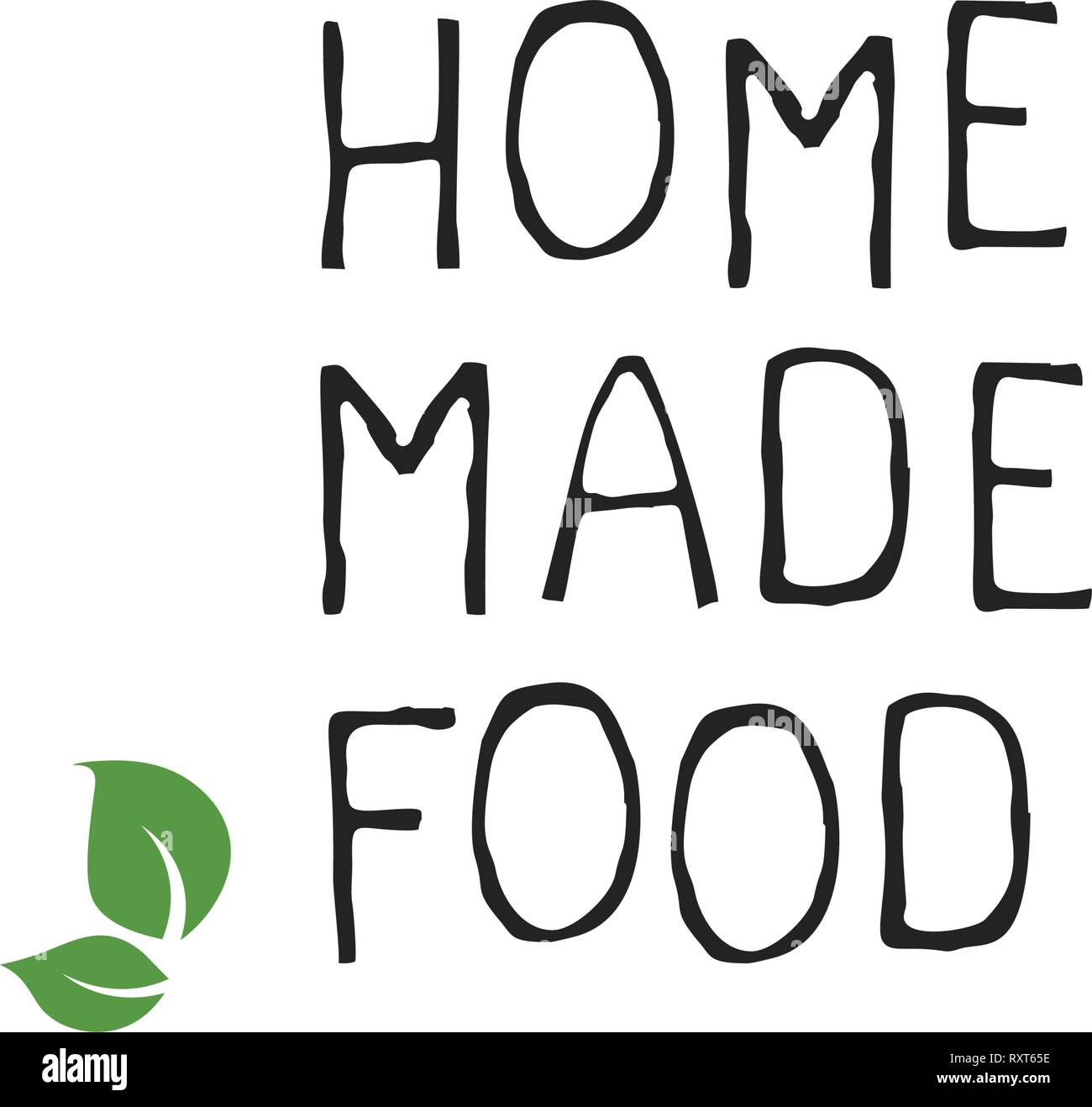 Home made food label and high quality product badges. Bio Organic