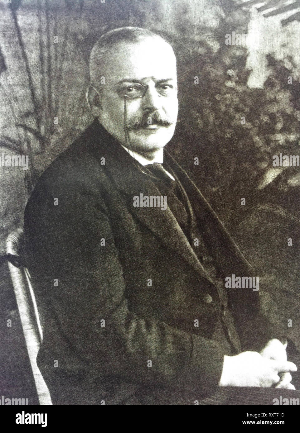 Aloysius Alzheimer (1864 – 1915) German psychiatrist and neuropathologist Stock Photo