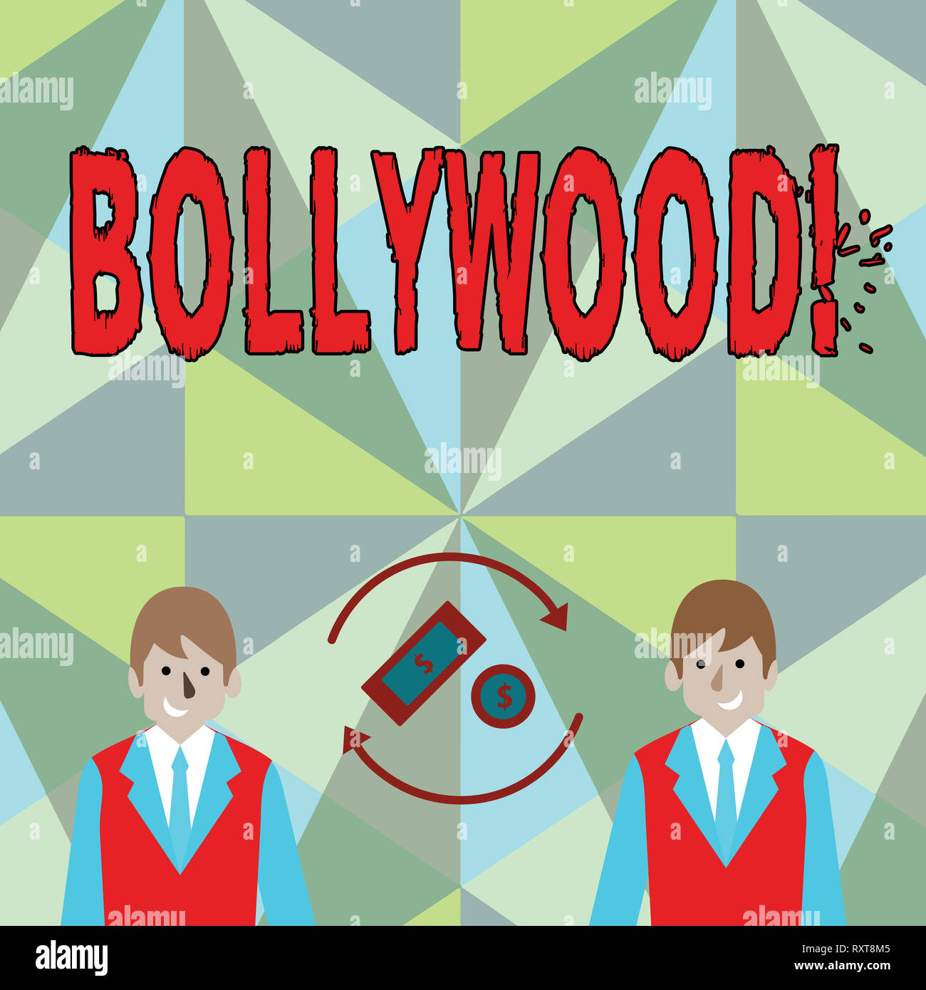 Conceptual Hand Writing Showing Bollywood Concept Meaning Hollywood Movie Film Entertainment Cinema Stock Photo Alamy