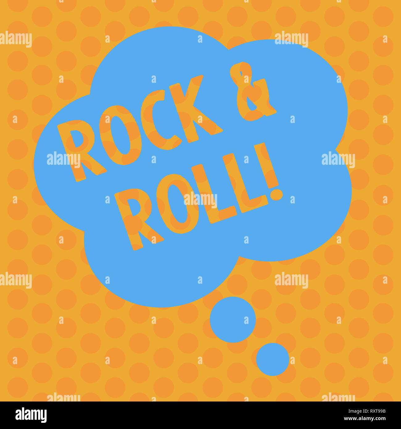 Writing note showing Rock And Roll. Business concept for Genre of popular dance music Heavy Beat Floral Shape Thought Speech Stock Photo - Alamy